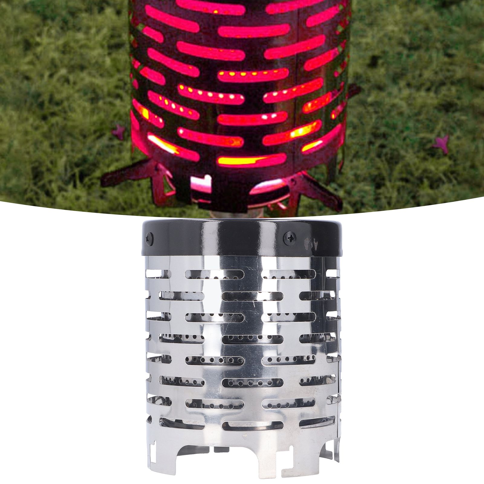 Stove Heating Cover Portable Practical Outdoor Camping Stove Mini Stainless view 11