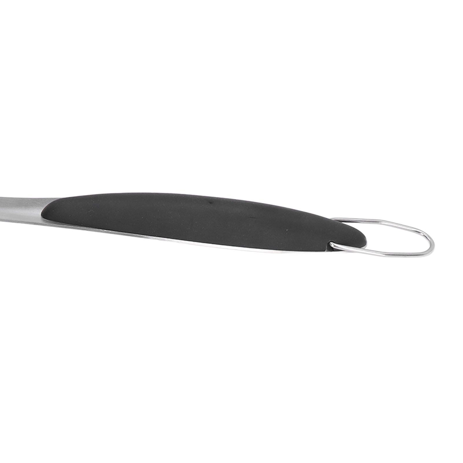 Barbecue Grill Brush Scraper Long Handle Stainless Steel Silver No Scratch view 14