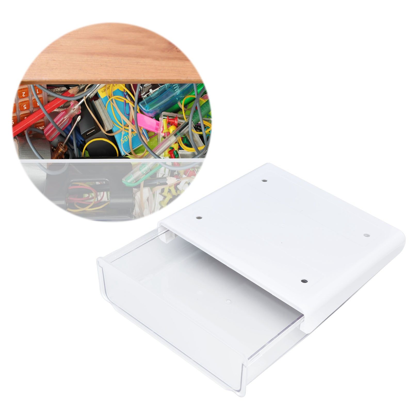 Acrylic Drawer Storage Concealed Acrylic Drawer Storage Holder with 3 Pastes view 12