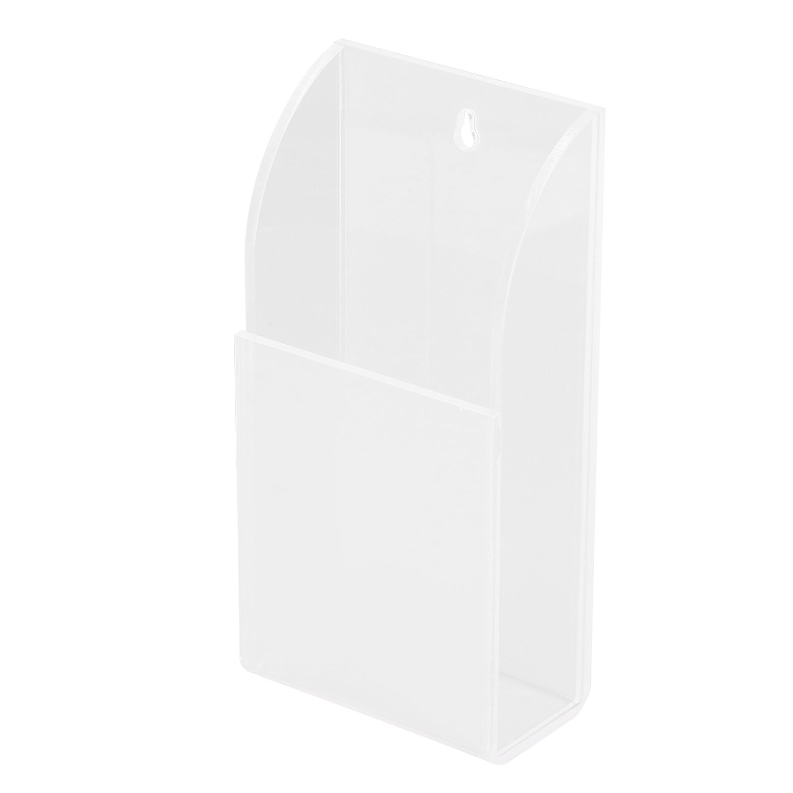 Acrylic Remote Control Holder Simple Wall Mount Media Organizer Transparent view 7