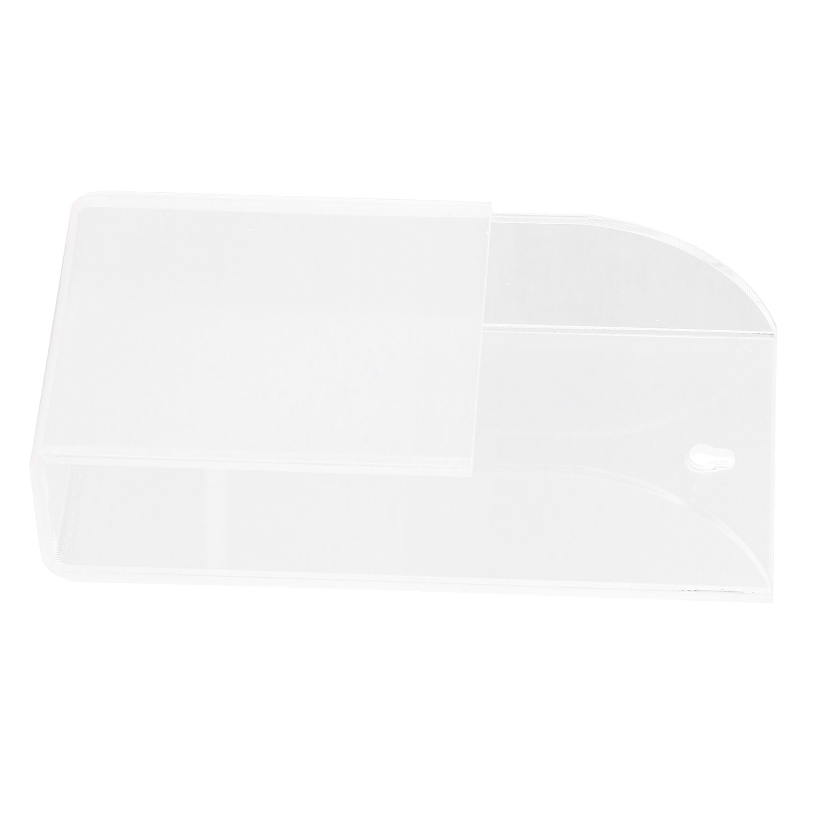 Acrylic Remote Control Holder Simple Wall Mount Media Organizer Transparent view 9