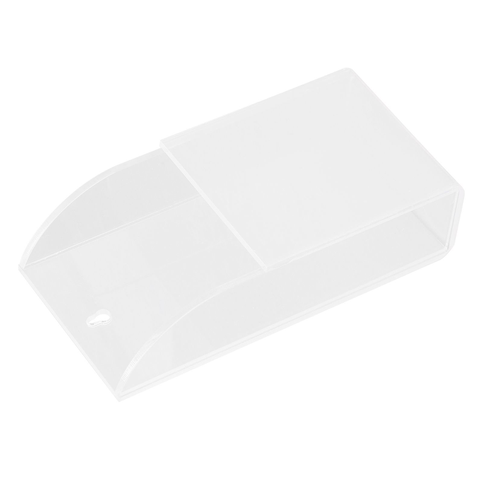 Acrylic Remote Control Holder Simple Wall Mount Media Organizer Transparent view 10