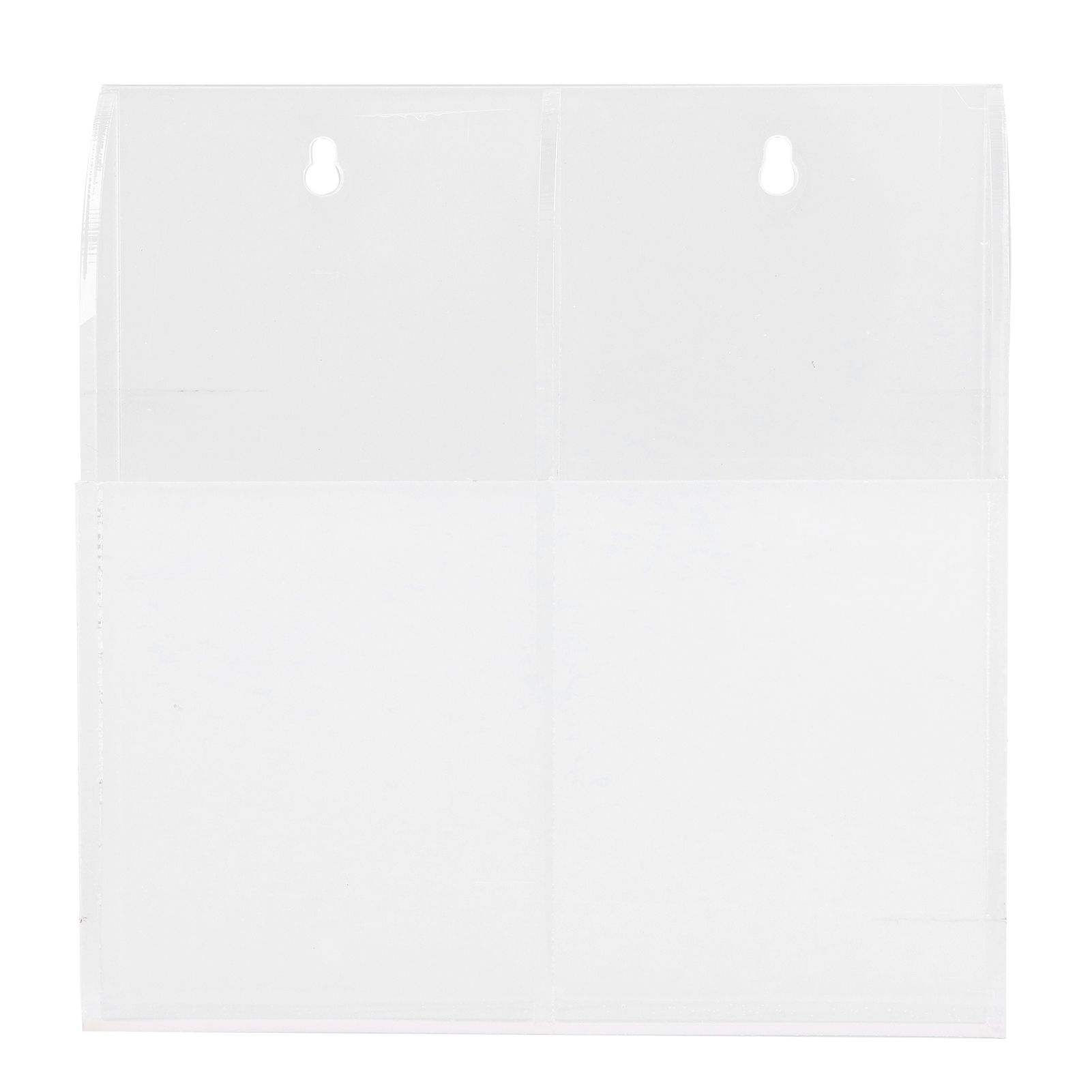 Acrylic Remote Control Holder Simple Wall Mount Media Organizer Transparent view 4