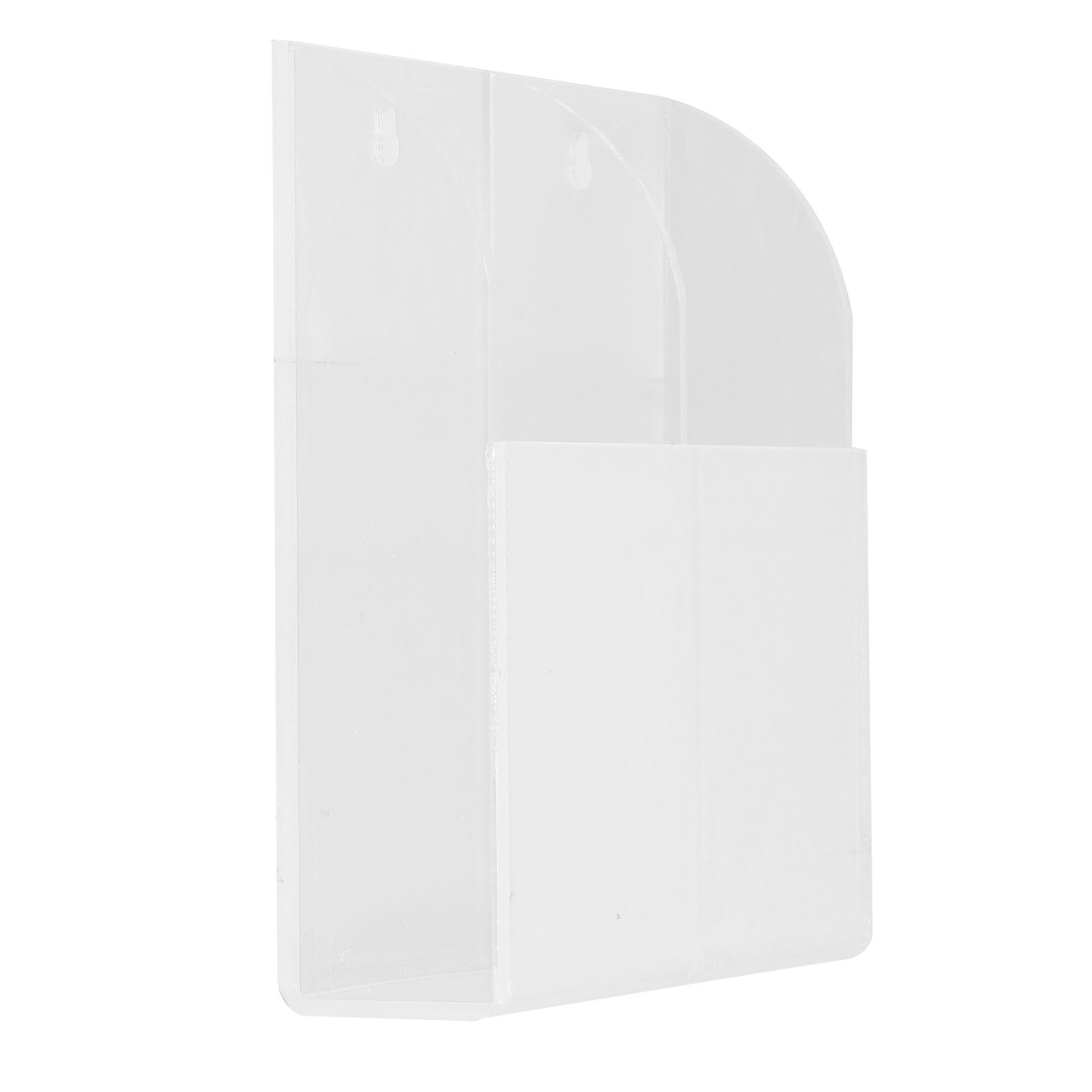 Acrylic Remote Control Holder Simple Wall Mount Media Organizer Transparent view 7