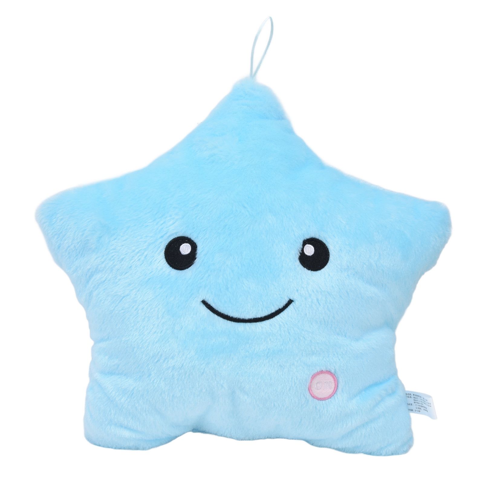 Luminous Pillow Star Shape Beautiful Color Cute Glowing Plush Throw Pillow for