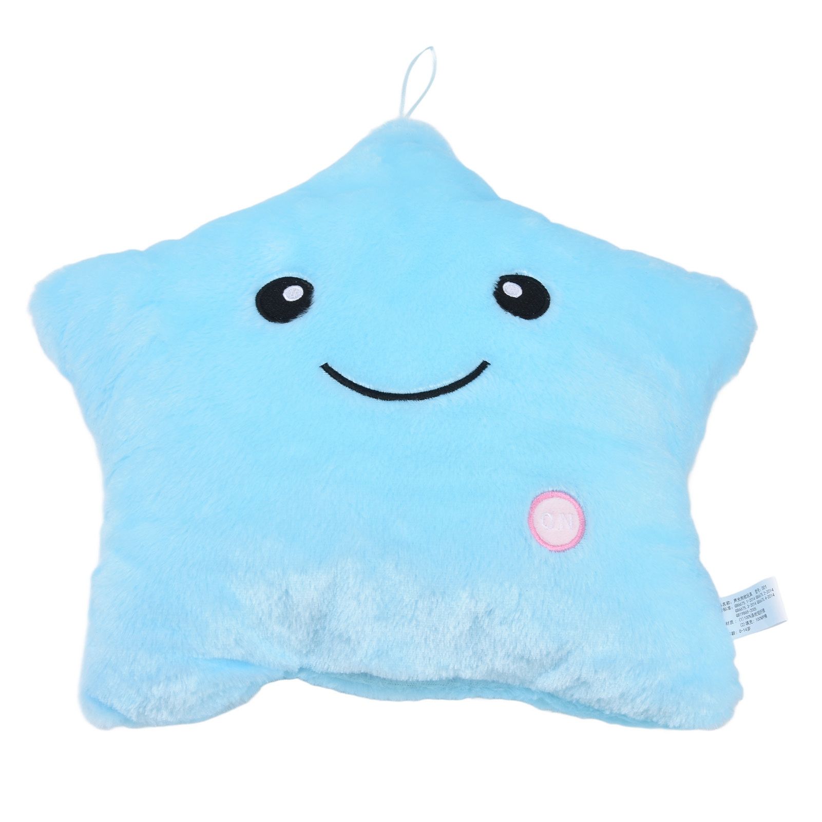 Luminous Pillow Star Shape Beautiful Color Cute Glowing Plush Throw Pillow for view 2