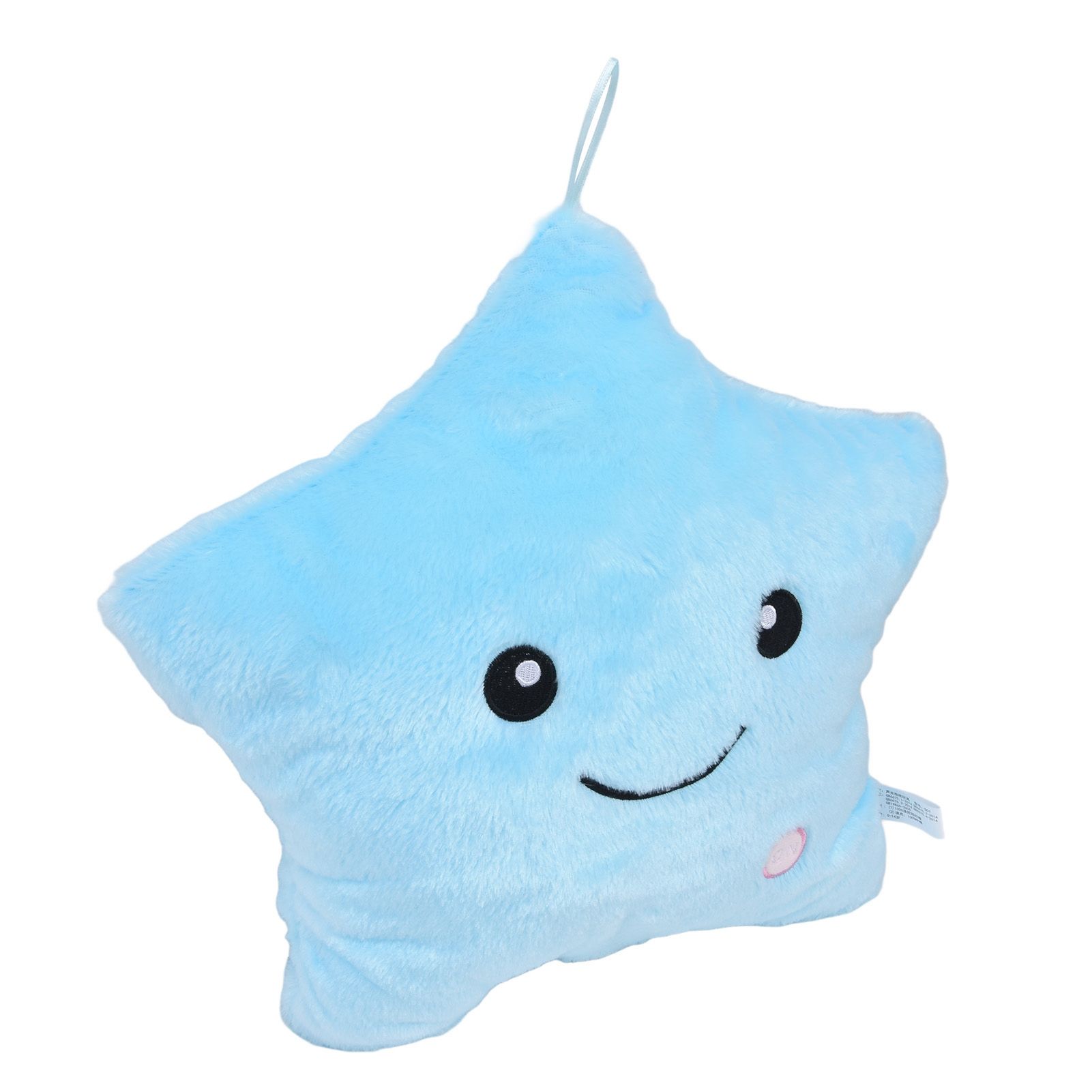 Luminous Pillow Star Shape Beautiful Color Cute Glowing Plush Throw Pillow for view 3