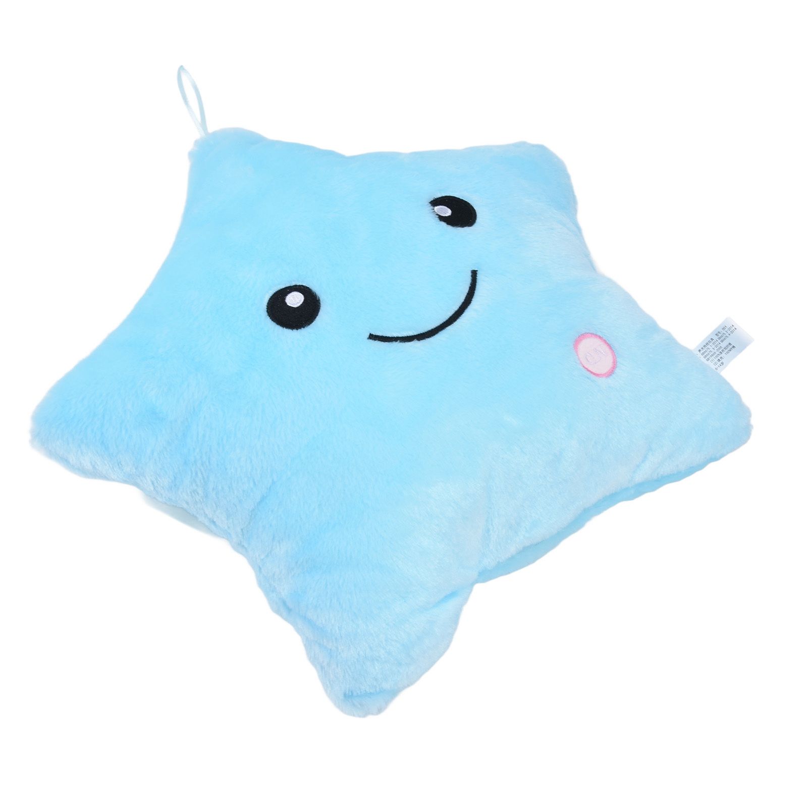 Luminous Pillow Star Shape Beautiful Color Cute Glowing Plush Throw Pillow for view 7