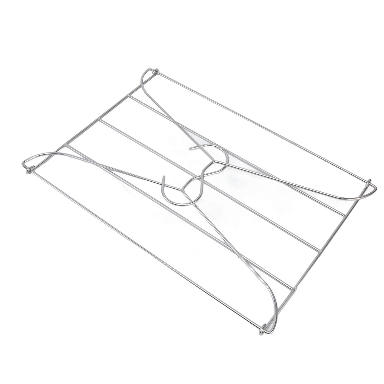 Stainless Steel Magic Pants Hangers Foldable Multifunctional Space Saving view 5