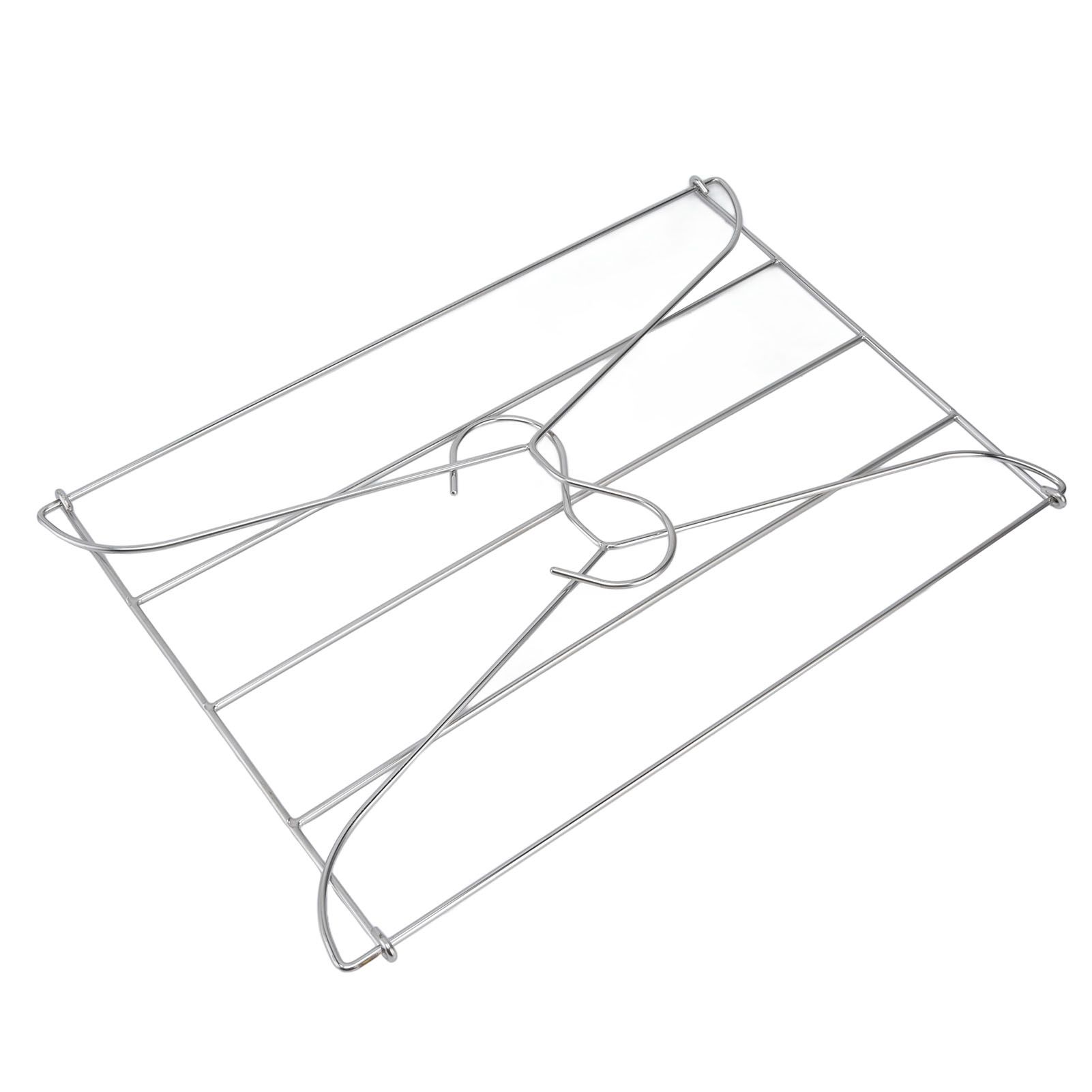Stainless Steel Magic Pants Hangers Foldable Multifunctional Space Saving view 8