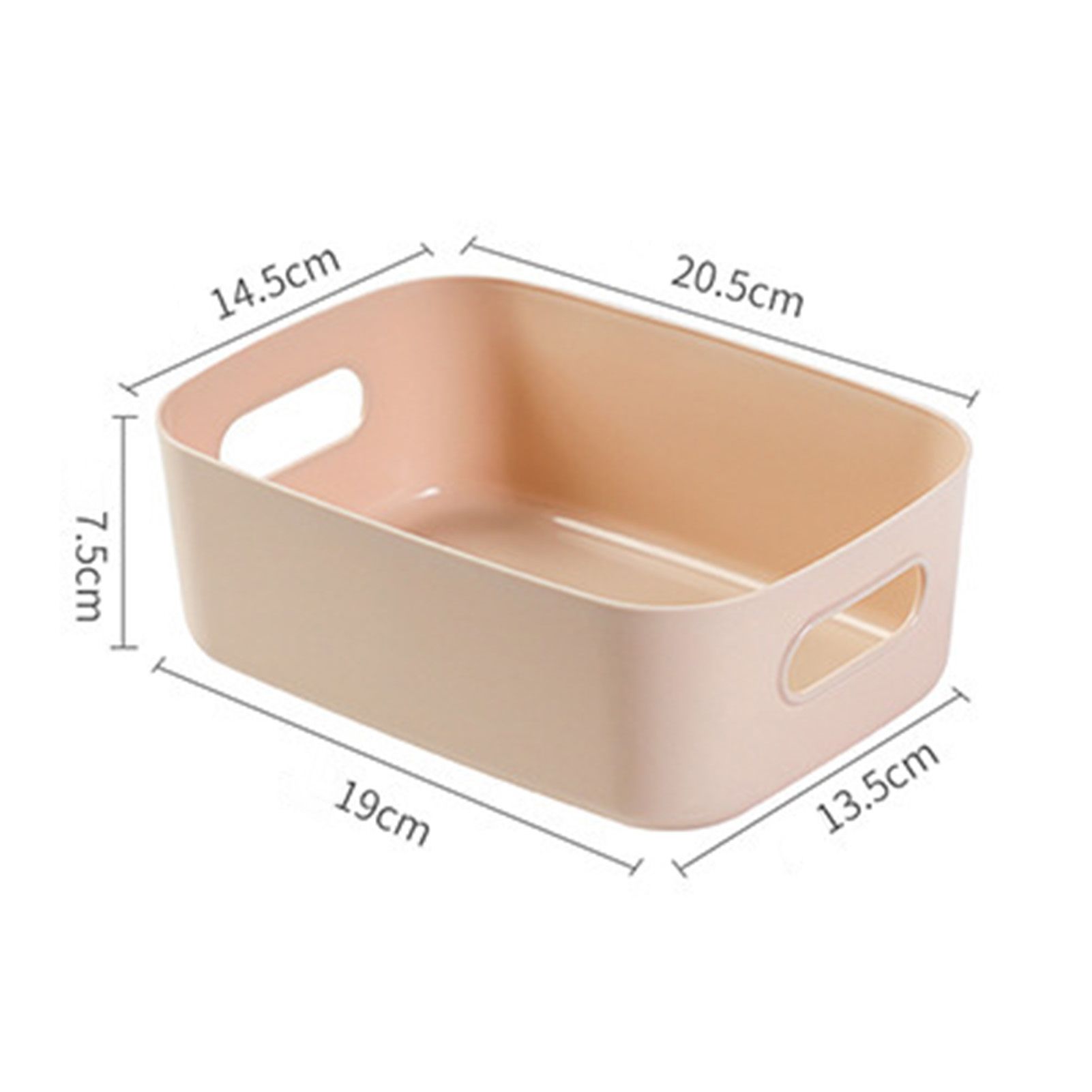 Desktop Storage Basket PP Cosmetic Storages Box Desktops Sundries Organizer view 2