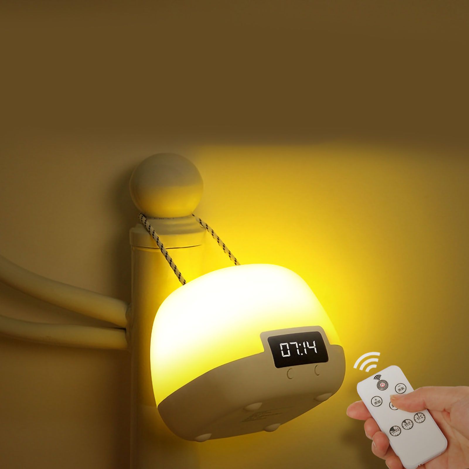 LED Night Light Rechargeable Children's Bedroom Bedside Desk Lamp Household view 9