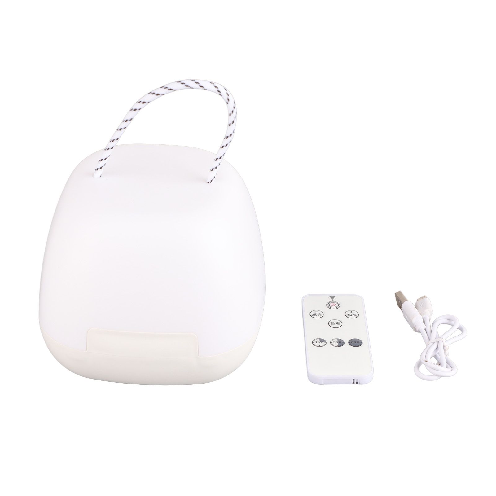 LED Night Light Rechargeable Children's Bedroom Bedside Desk Lamp Household