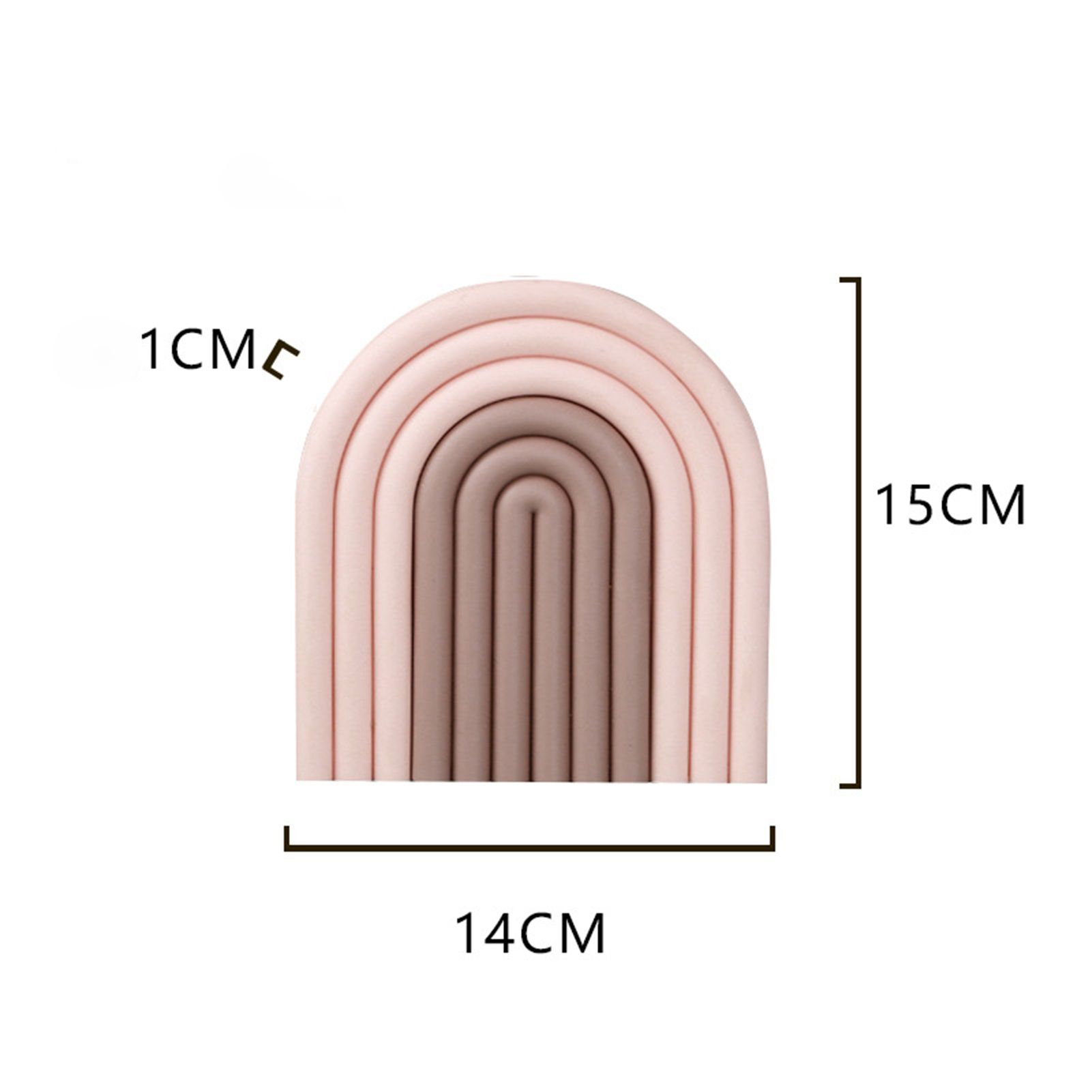 Placemat Prevent Slip Wearable Thickened Insulation Cup Pad for Bowl Plate view 2