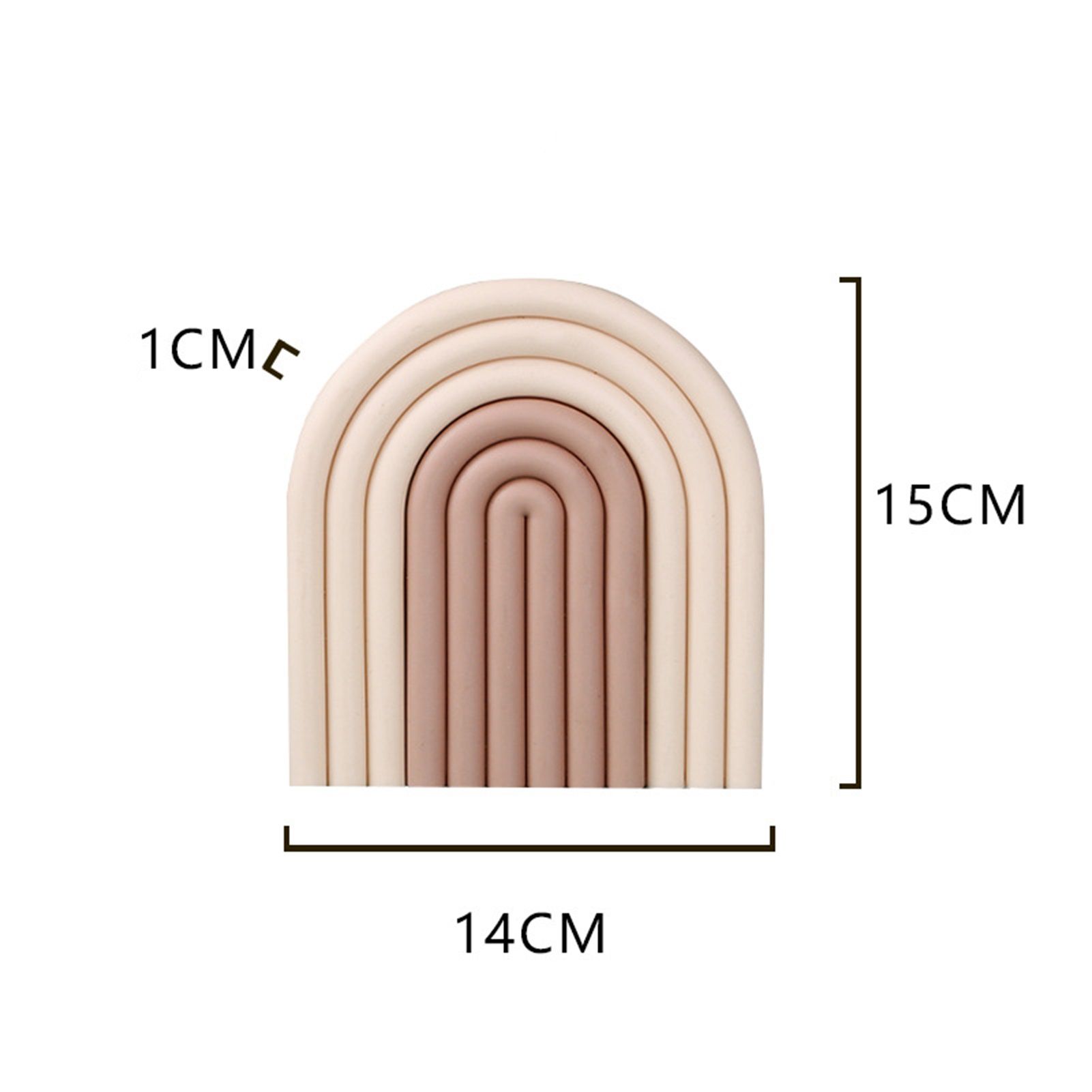 Placemat Prevent Slip Wearable Thickened Insulation Cup Pad for Bowl Plate view 2