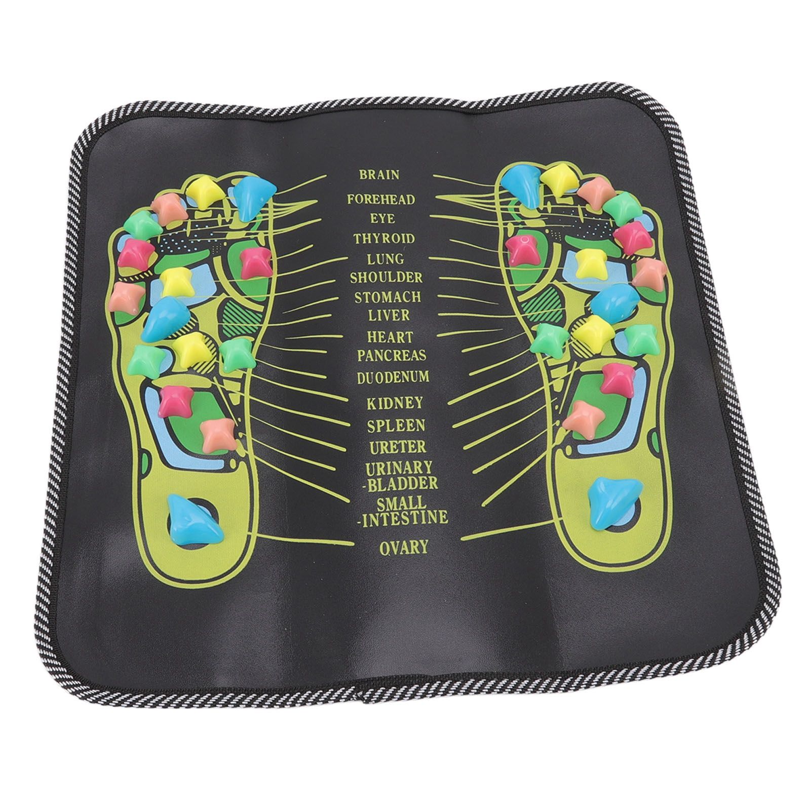 Foot Massage Mat Blood Circulation Relieve Pain Simulation Cobblestone view 2