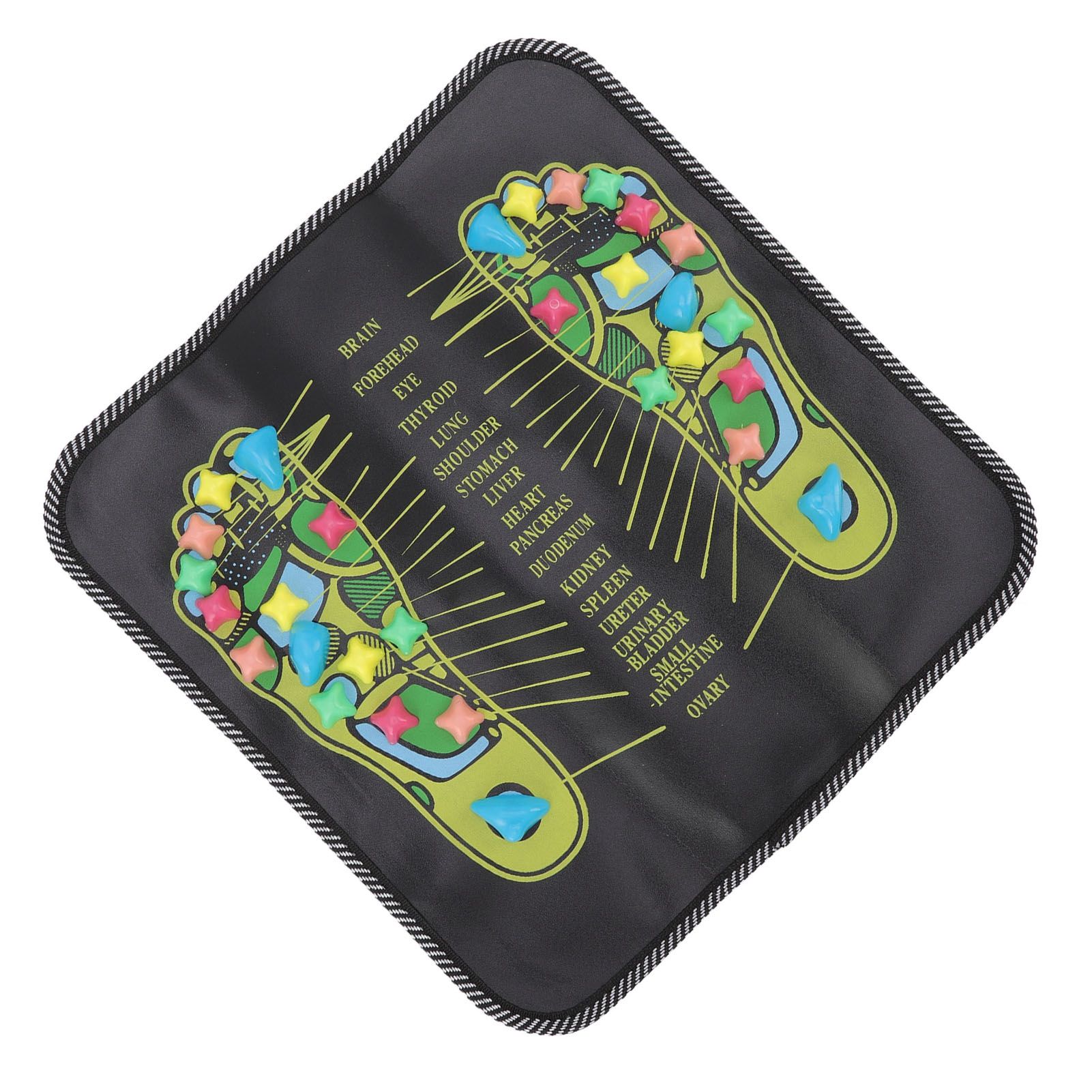 Foot Massage Mat Blood Circulation Relieve Pain Simulation Cobblestone view 9