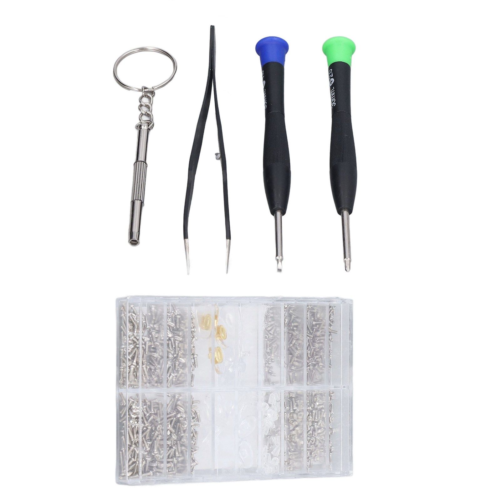 Eyeglass Repair Kit Tiny Stainless Steel Sunglass Screws Repair Kit with view 9