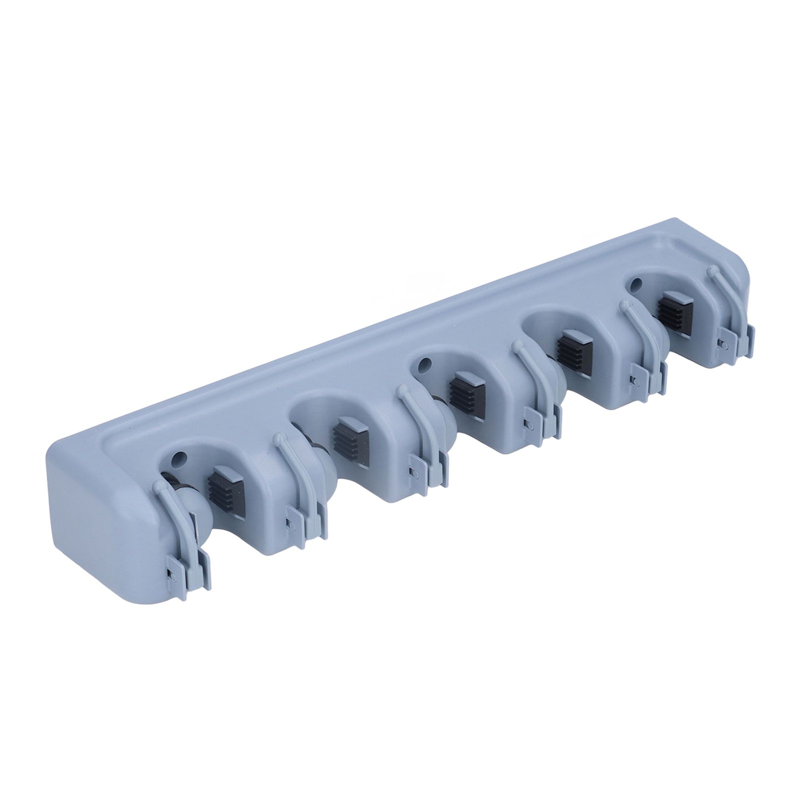 Mop Broom Holder Multifunctional Space Saving Broom Wall Mounted Rack for view 5