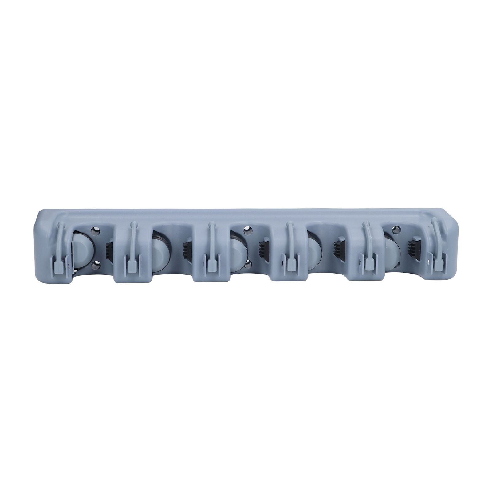 Mop Broom Holder Multifunctional Space Saving Broom Wall Mounted Rack for view 8