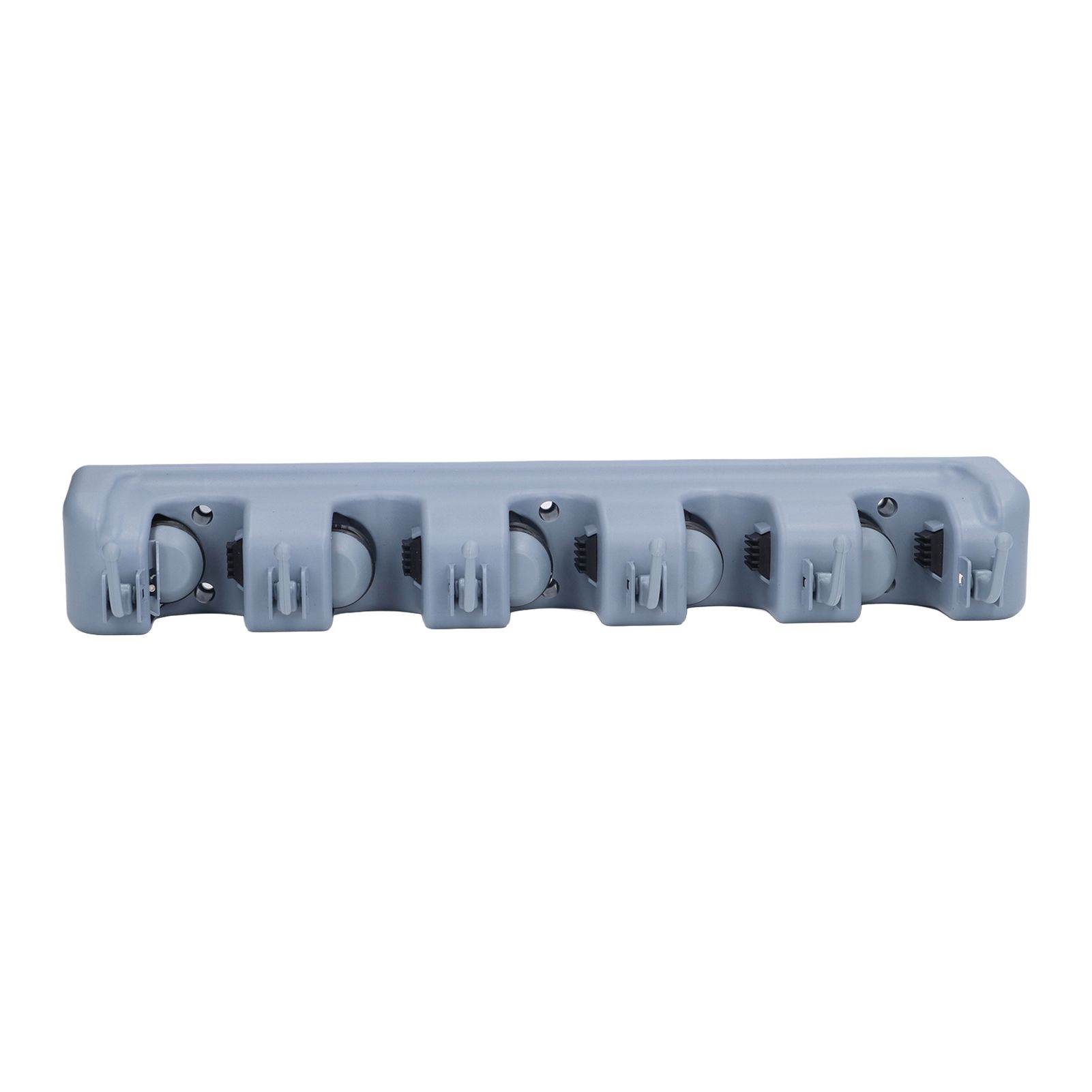 Mop Broom Holder Multifunctional Space Saving Broom Wall Mounted Rack for view 9