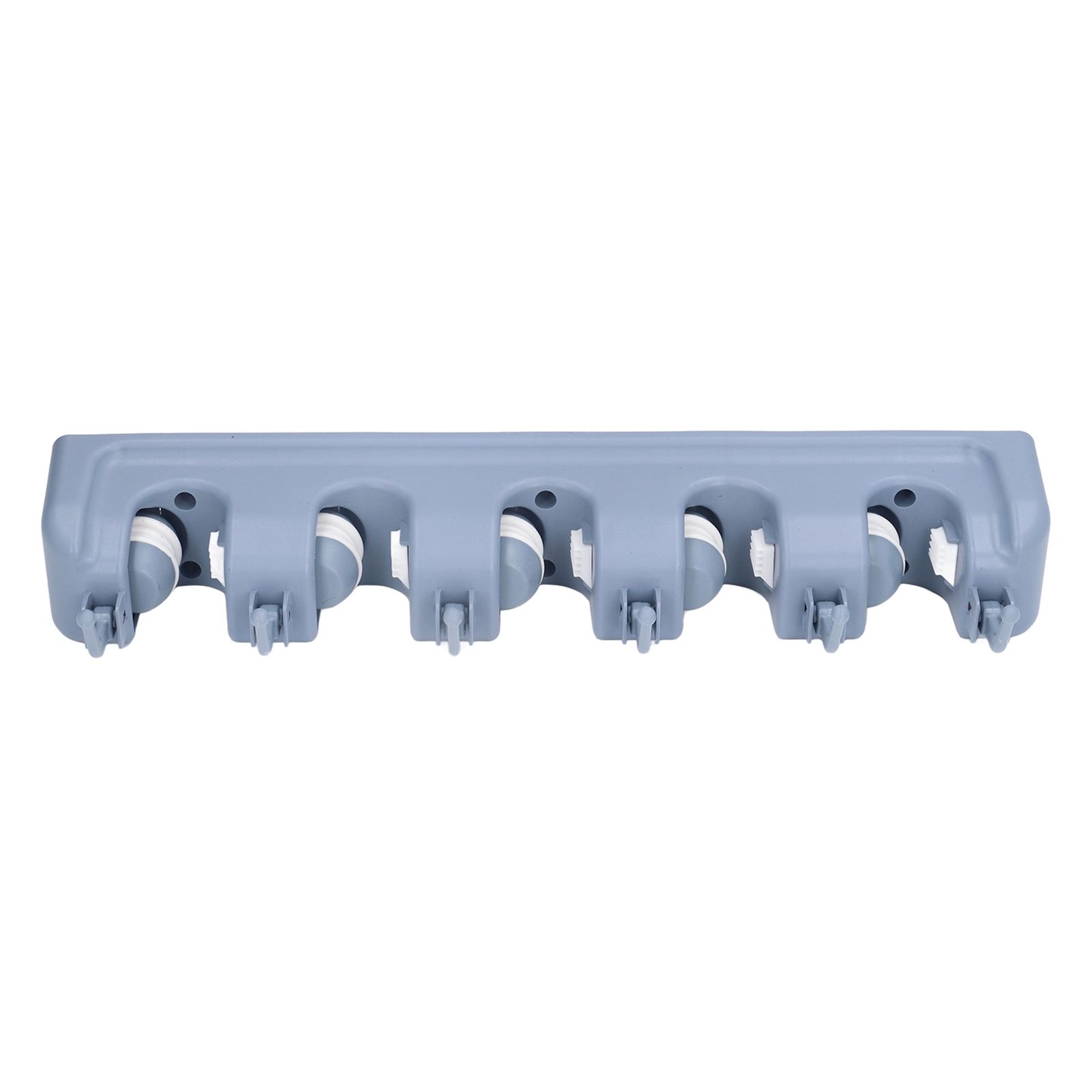 Mop Broom Holder Multifunctional Space Saving Broom Wall Mounted Rack for view 8