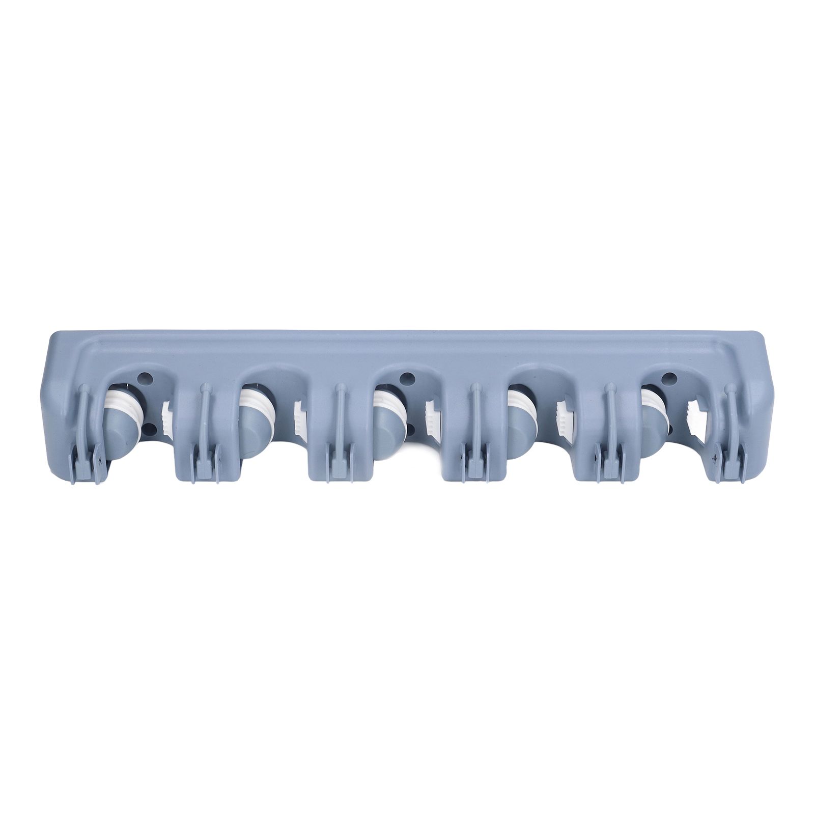 Mop Broom Holder Multifunctional Space Saving Broom Wall Mounted Rack for view 9