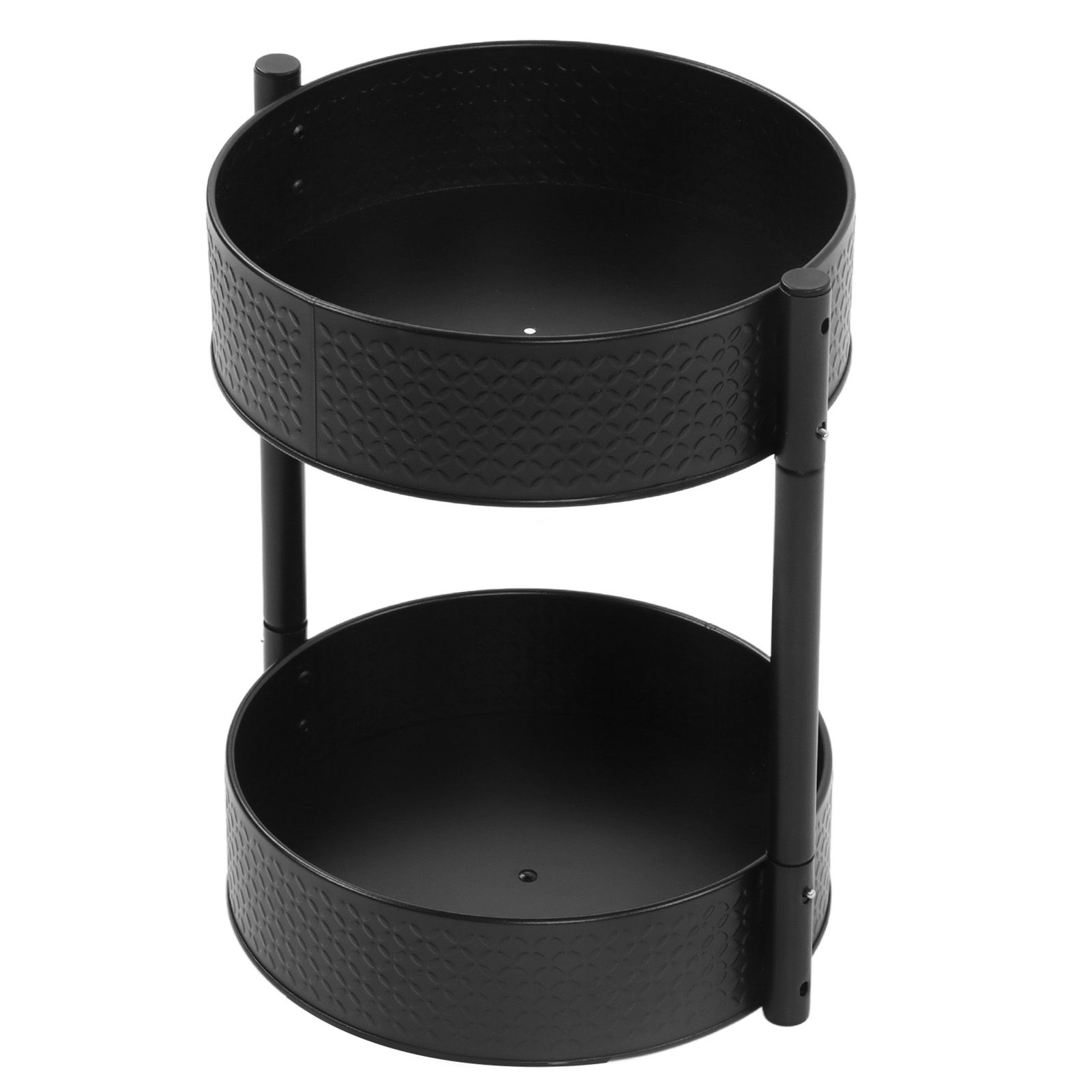 Rotating Spice Rack Countertop Double Layer Multi Functional 360 Degree view 2
