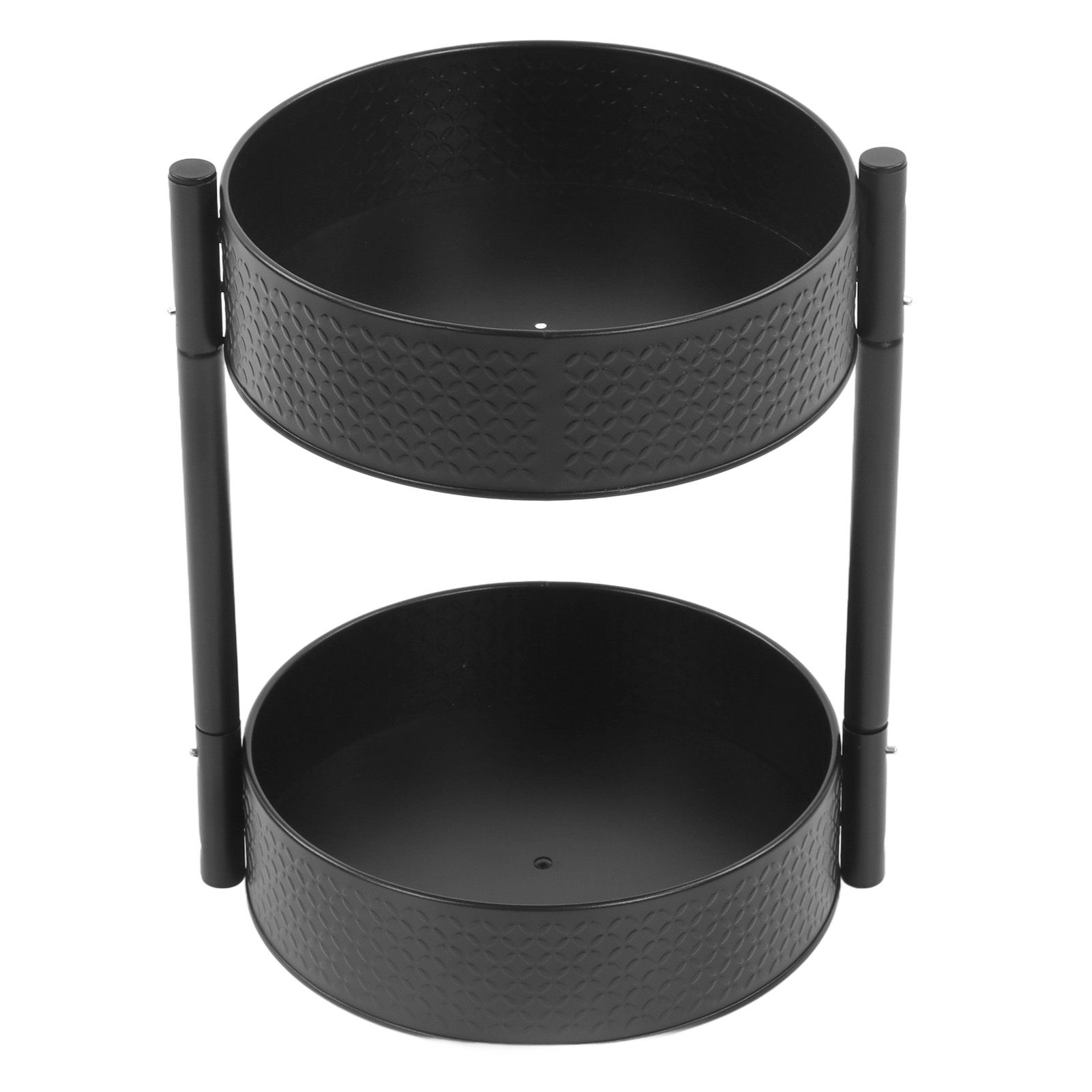 Rotating Spice Rack Countertop Double Layer Multi Functional 360 Degree view 3