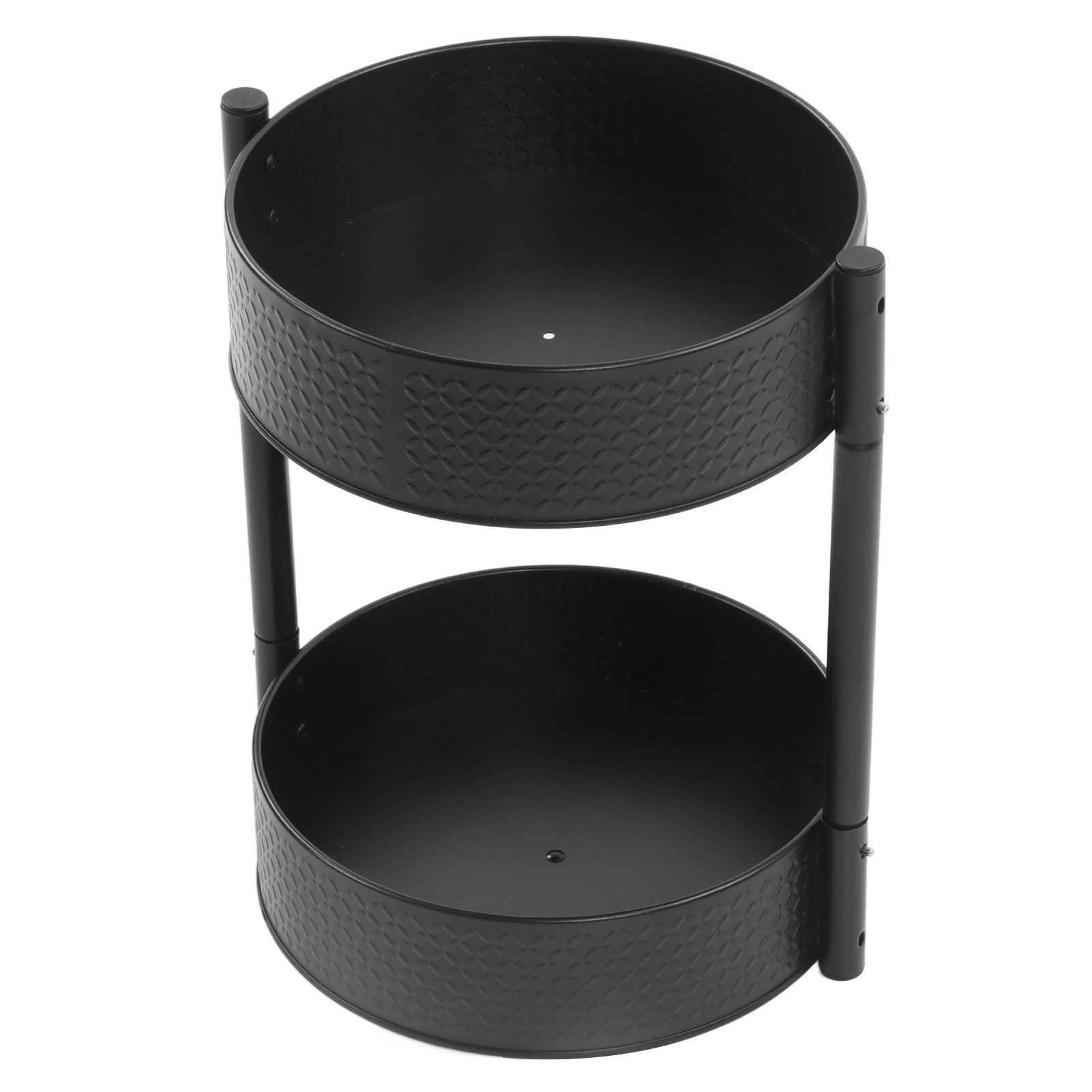 Rotating Spice Rack Countertop Double Layer Multi Functional 360 Degree view 4