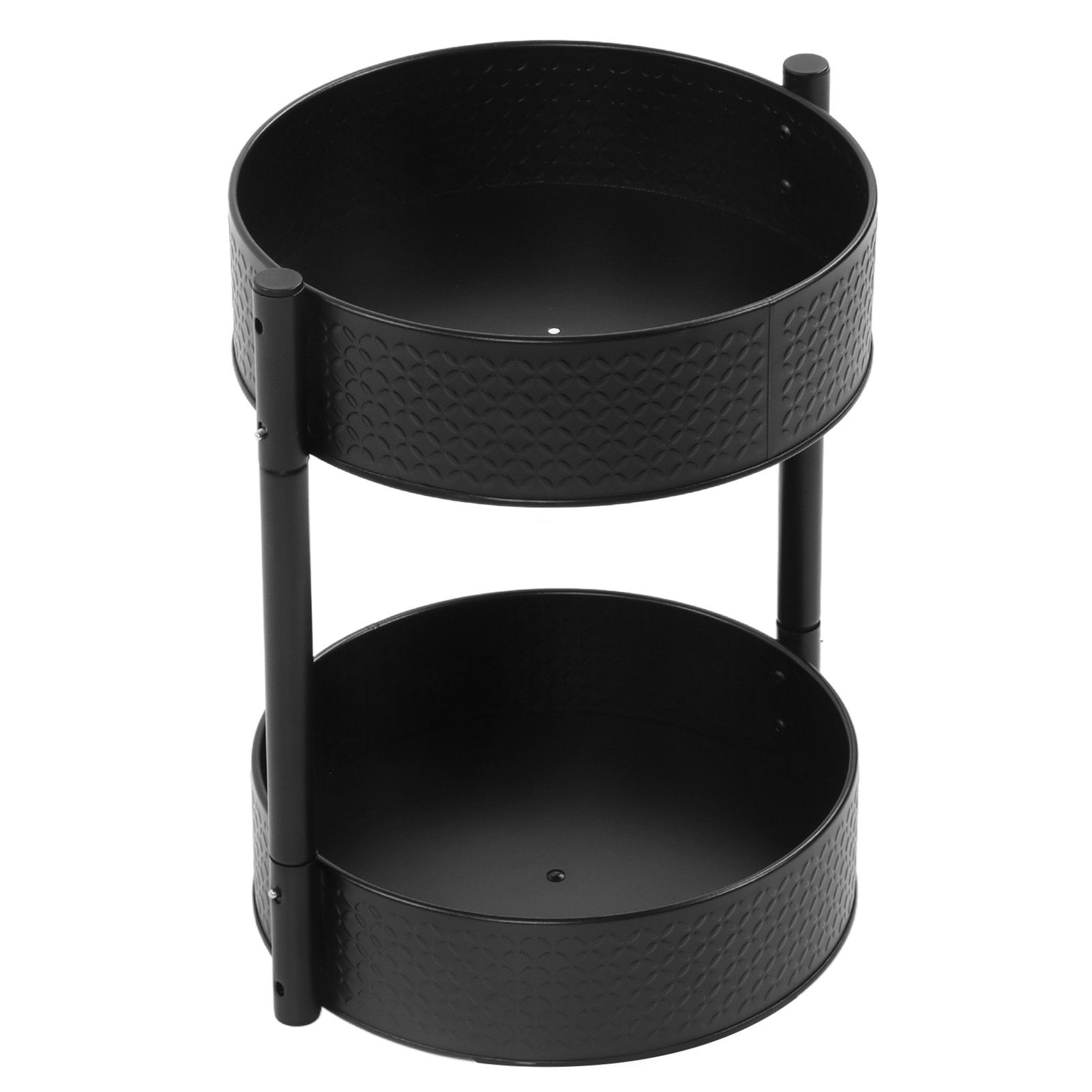 Rotating Spice Rack Countertop Double Layer Multi Functional 360 Degree view 5
