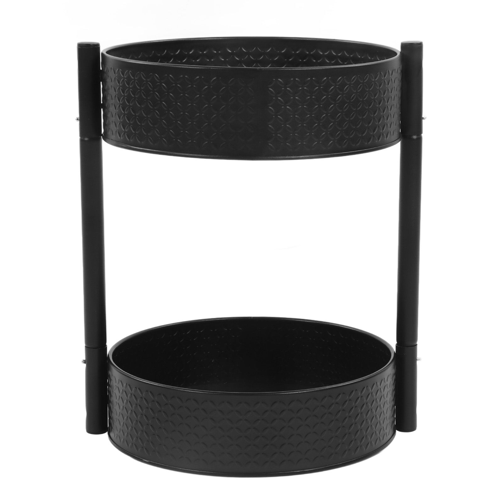 Rotating Spice Rack Countertop Double Layer Multi Functional 360 Degree view 6