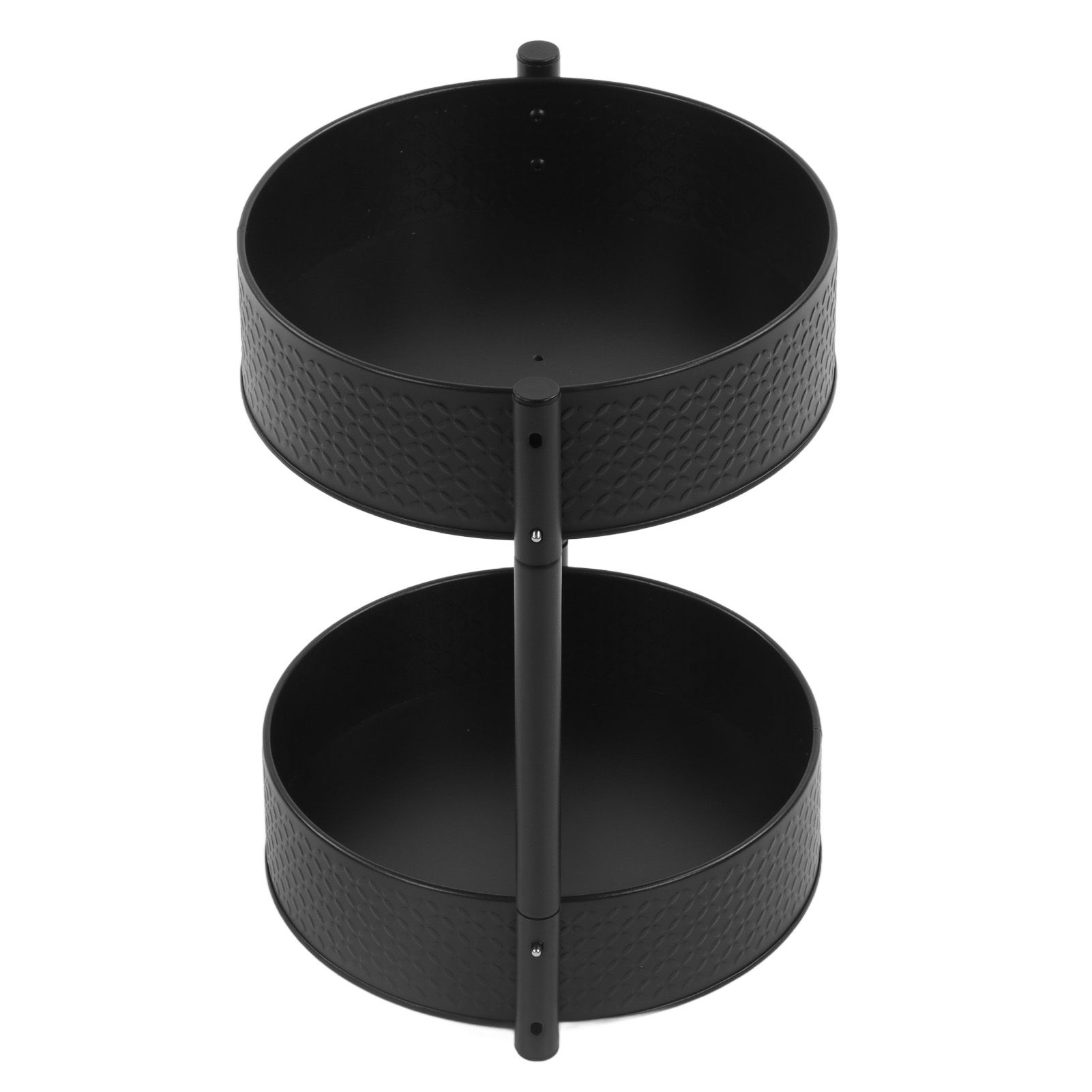 Rotating Spice Rack Countertop Double Layer Multi Functional 360 Degree view 7
