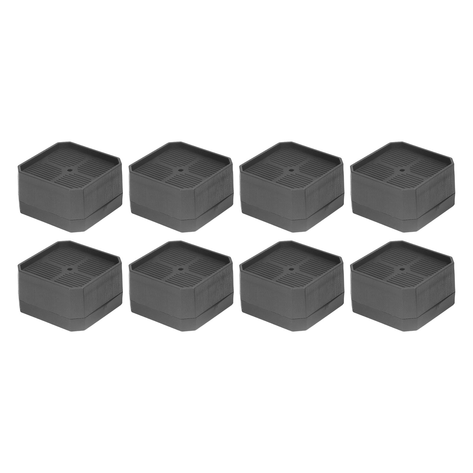 8 Set Full Covered Bed Risers Anti Slip Stackable Furniture Risers for Cabinet view 5