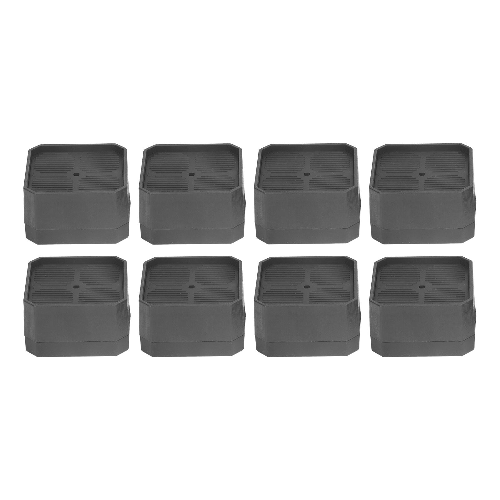 8 Set Full Covered Bed Risers Anti Slip Stackable Furniture Risers for Cabinet view 8