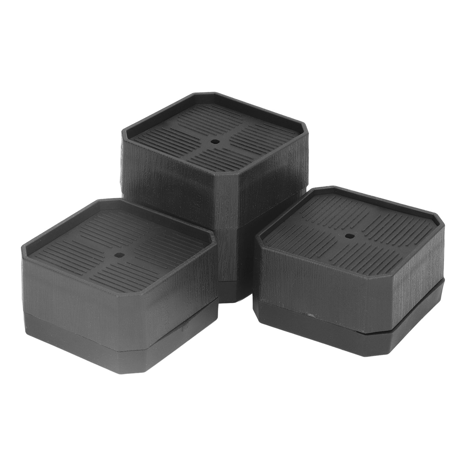 8 Set Full Covered Bed Risers Anti Slip Stackable Furniture Risers for Cabinet view 9