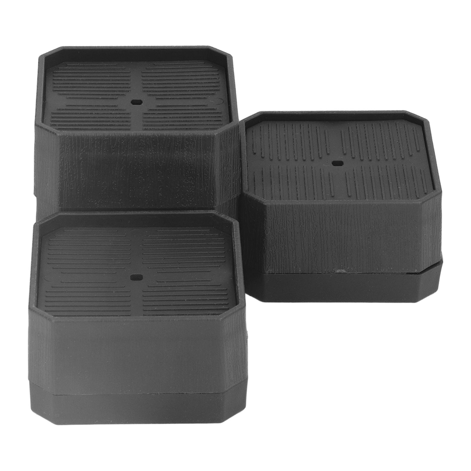 8 Set Full Covered Bed Risers Anti Slip Stackable Furniture Risers for Cabinet view 10