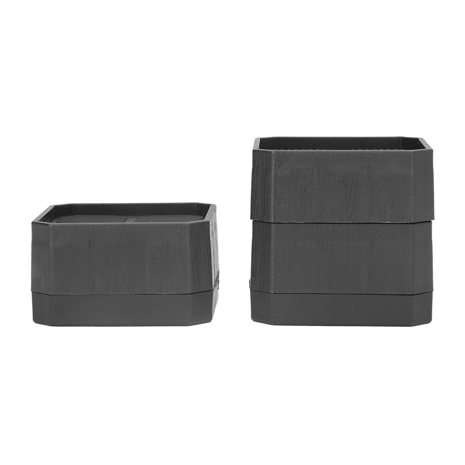 8 Set Full Covered Bed Risers Anti Slip Stackable Furniture Risers for Cabinet view 15