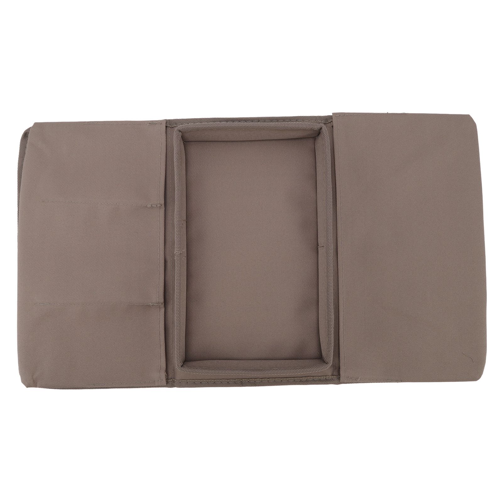 Sofa Tray Folding Arm Storage Holder Table 600D Oxford Cloth Side Pockets for view 8