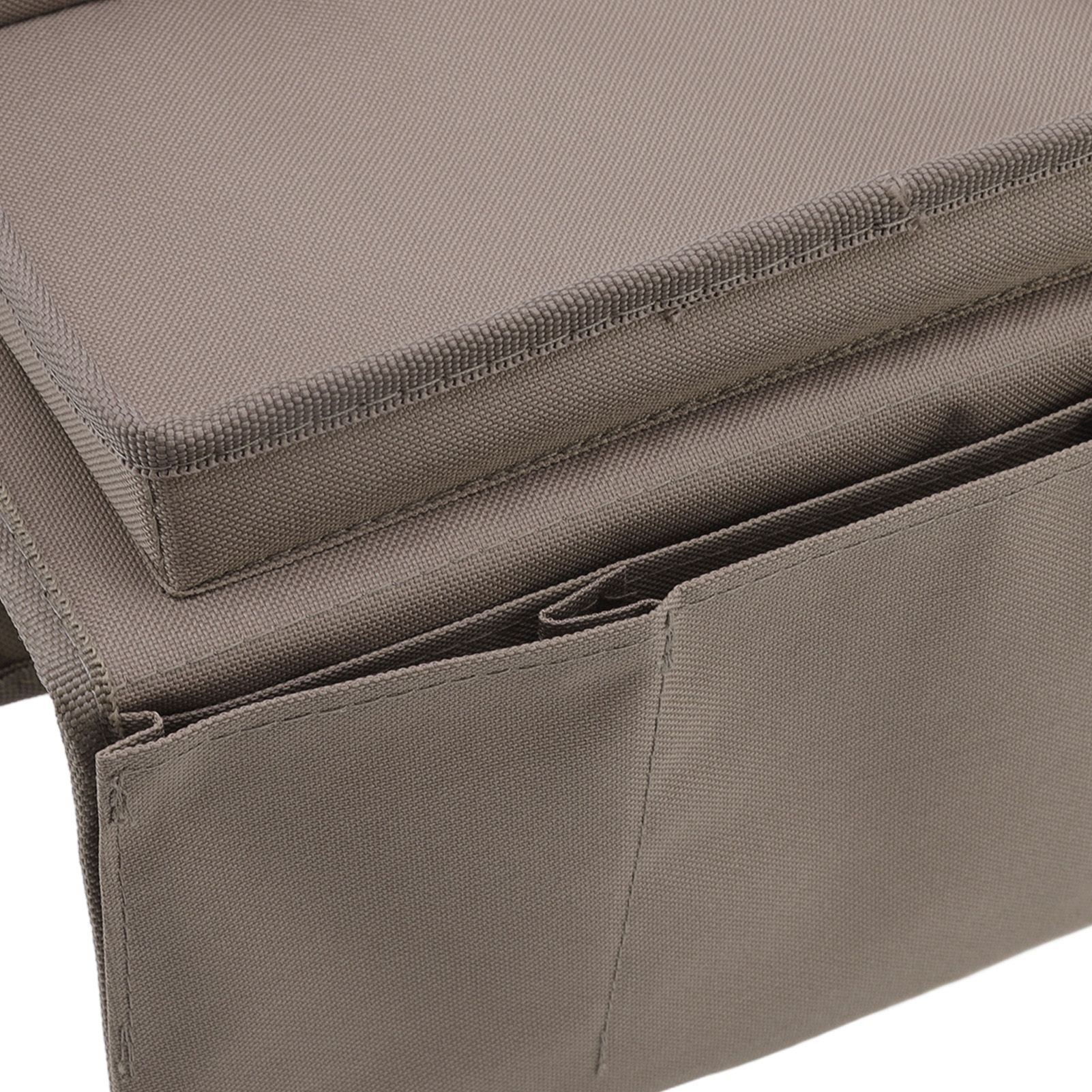 Sofa Tray Folding Arm Storage Holder Table 600D Oxford Cloth Side Pockets for view 13