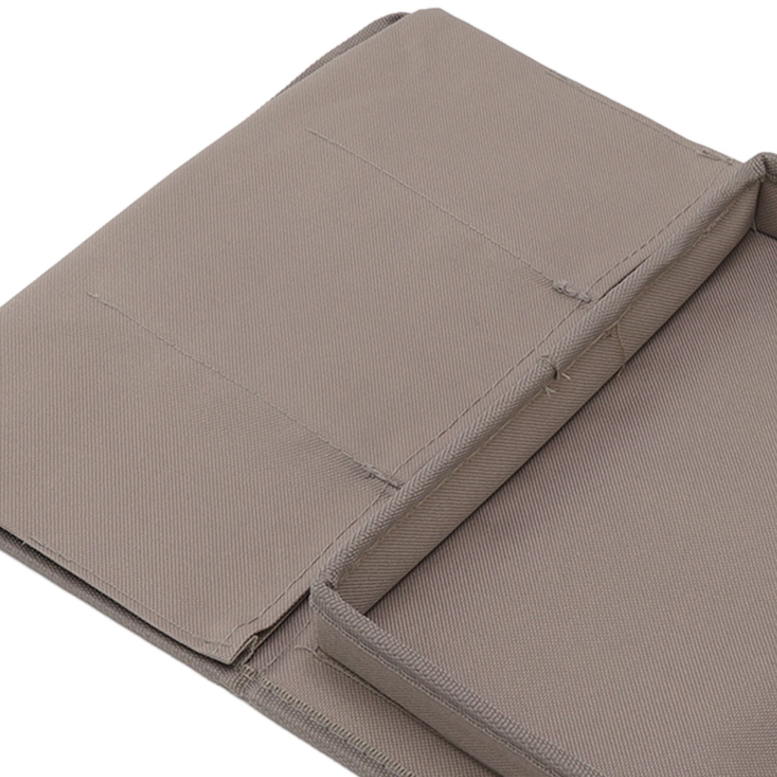 Sofa Tray Folding Arm Storage Holder Table 600D Oxford Cloth Side Pockets for view 14