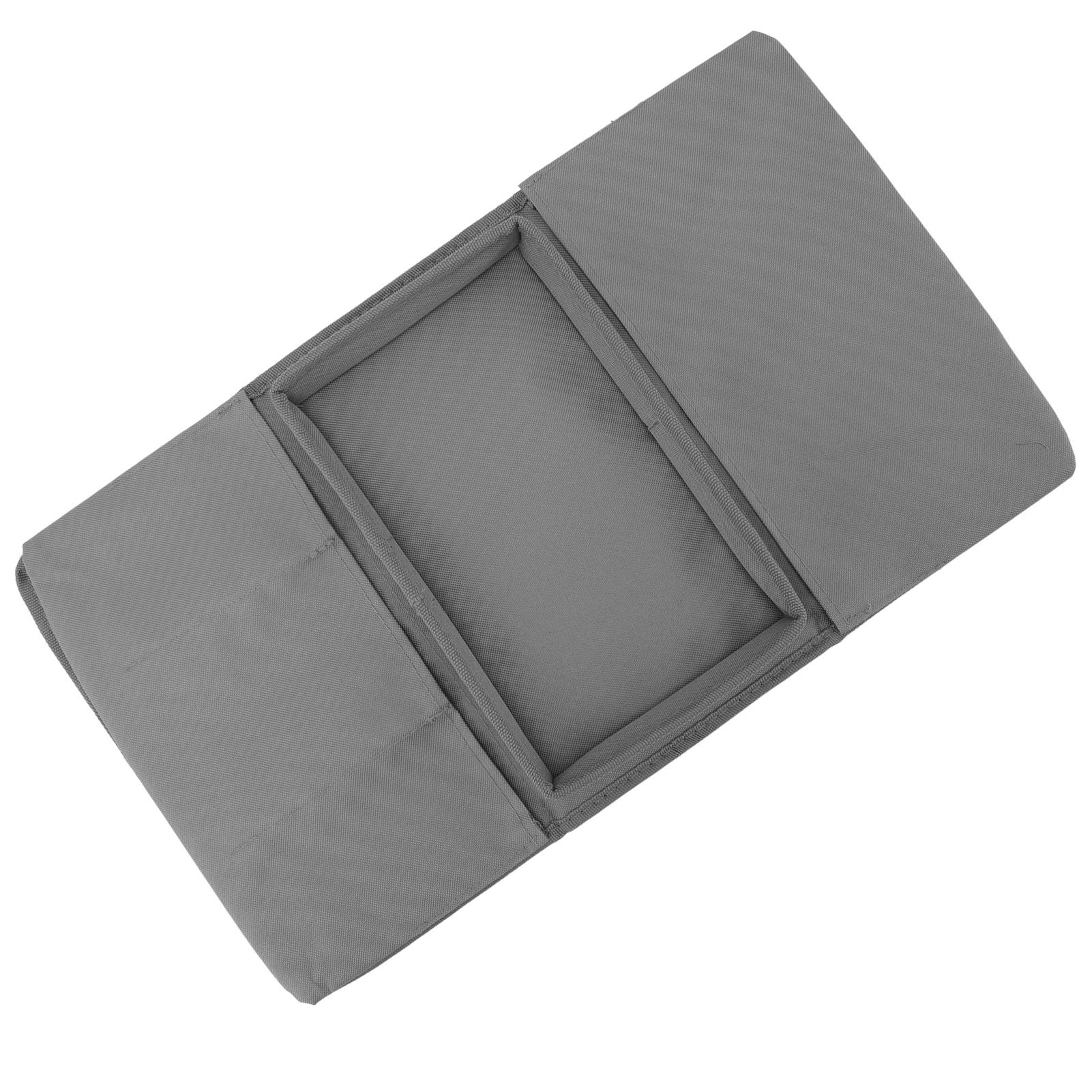 Sofa Tray Folding Arm Storage Holder Table 600D Oxford Cloth Side Pockets for view 10