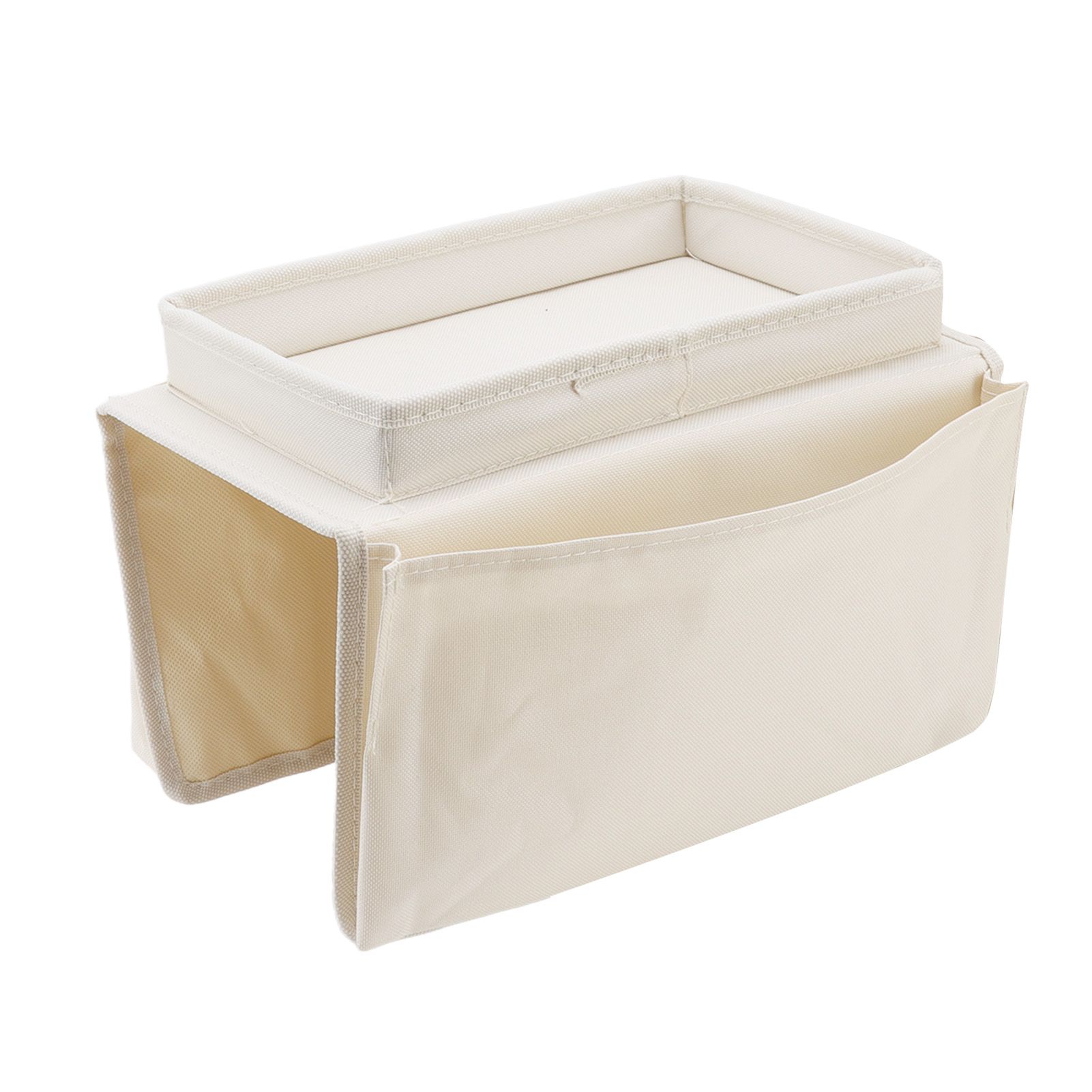 Sofa Tray Folding Arm Storage Holder Table 600D Oxford Cloth Side Pockets for