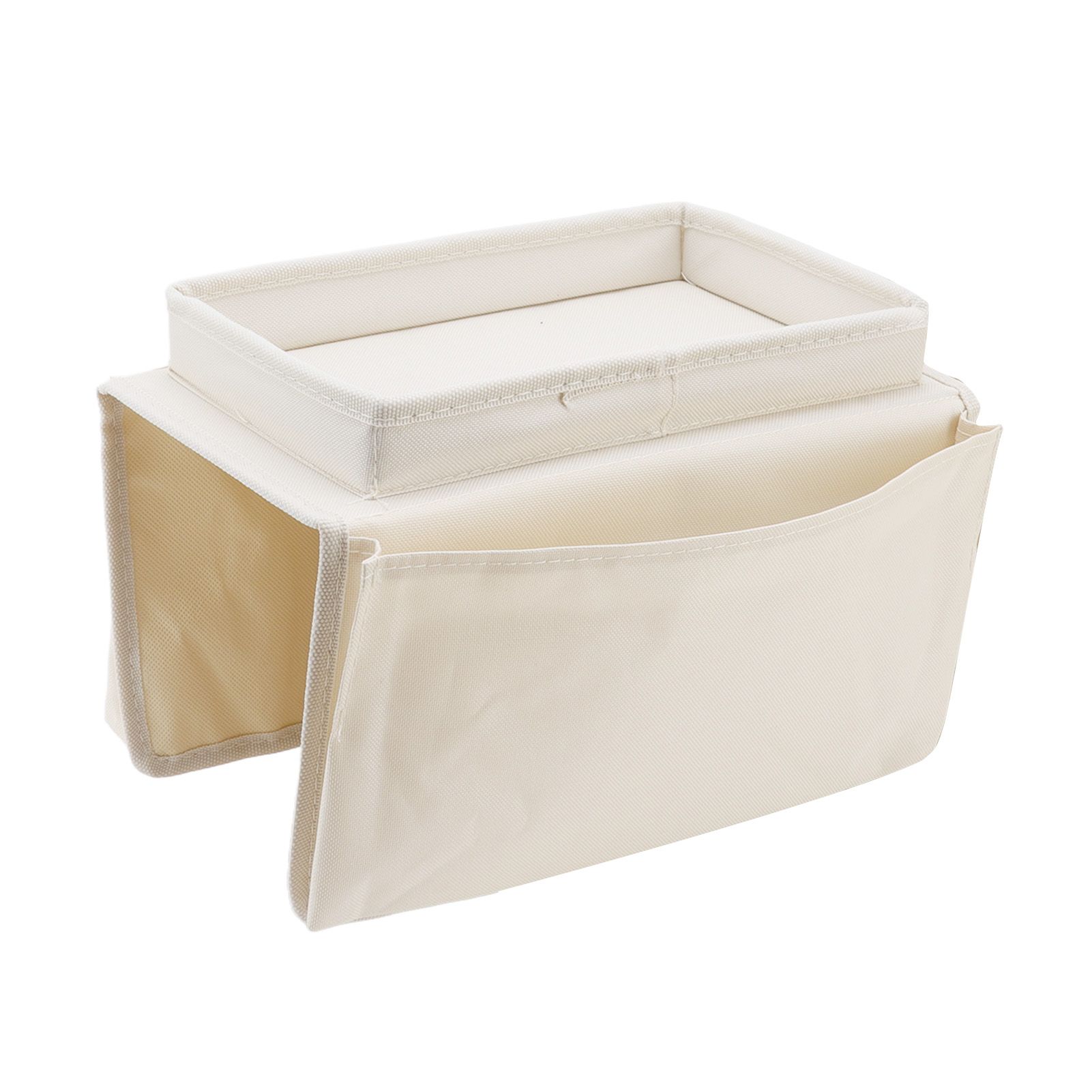 Sofa Tray Folding Arm Storage Holder Table 600D Oxford Cloth Side Pockets for view 6