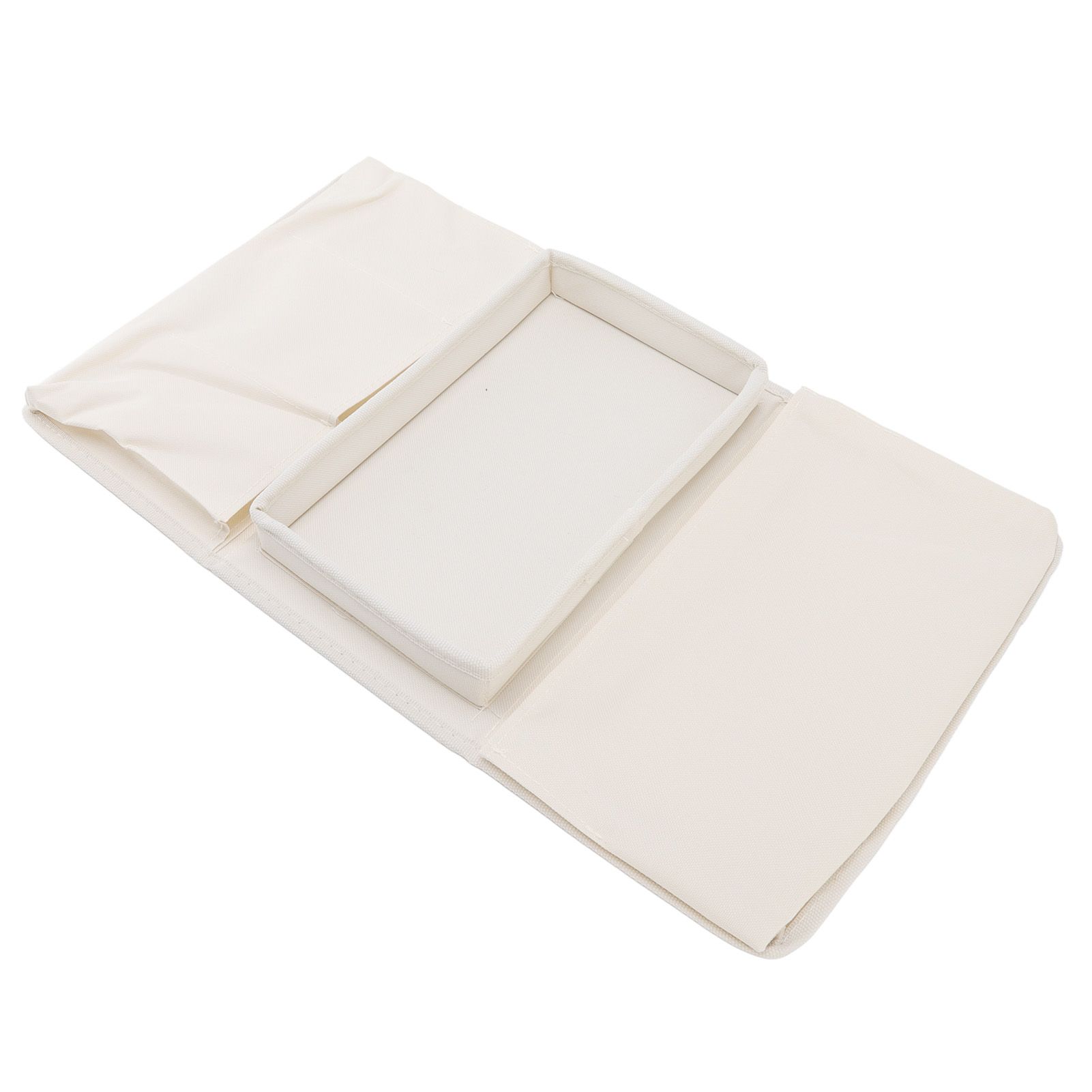 Sofa Tray Folding Arm Storage Holder Table 600D Oxford Cloth Side Pockets for view 9
