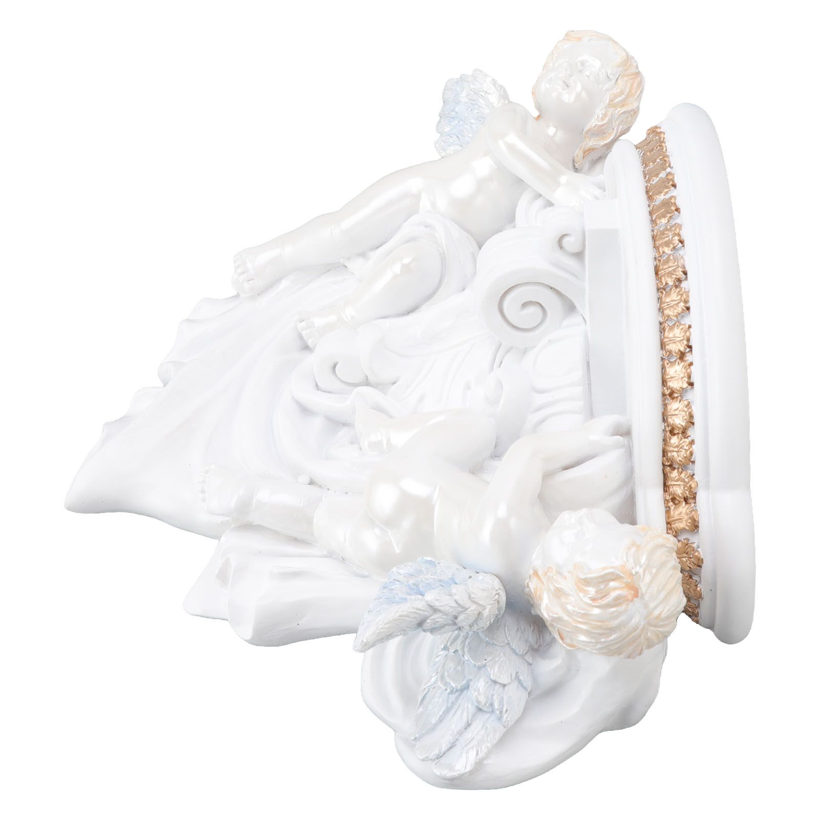 Resin Angel Wall Shelf European Exquisite Beautiful Decoration Rack for view 7