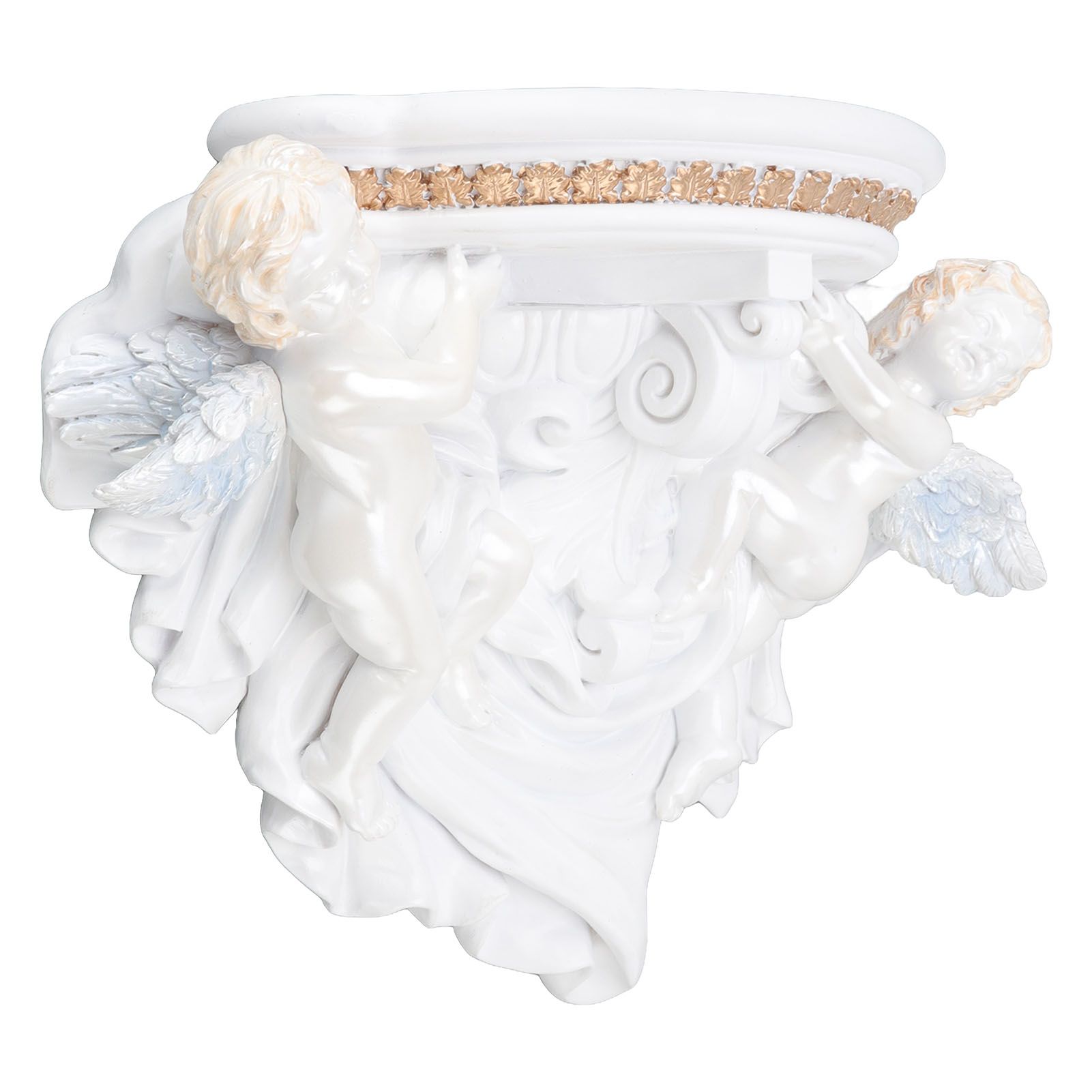 Resin Angel Wall Shelf European Exquisite Beautiful Decoration Rack for view 10