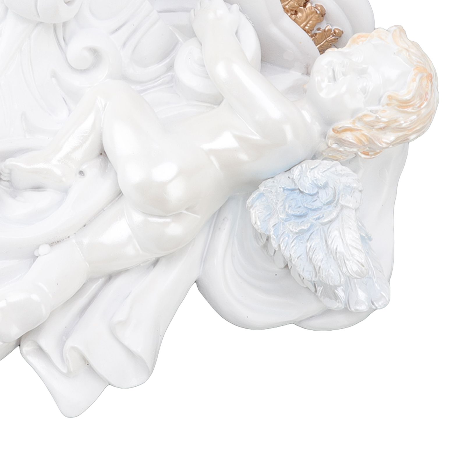 Resin Angel Wall Shelf European Exquisite Beautiful Decoration Rack for view 13