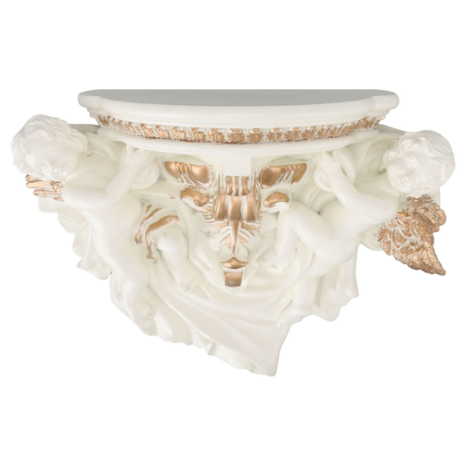 Resin Angel Wall Shelf European Exquisite Beautiful Decoration Rack for view 2