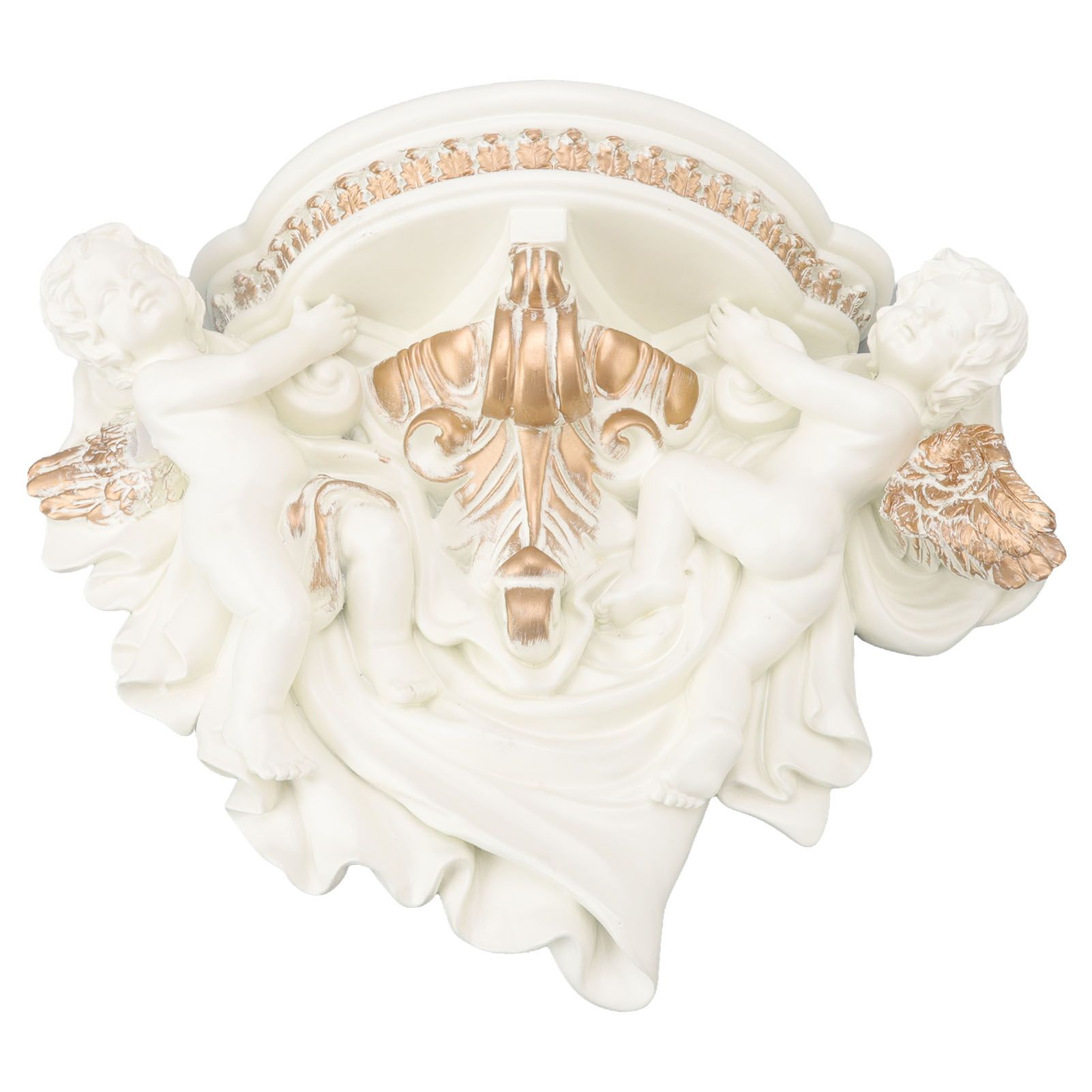 Resin Angel Wall Shelf European Exquisite Beautiful Decoration Rack for view 3